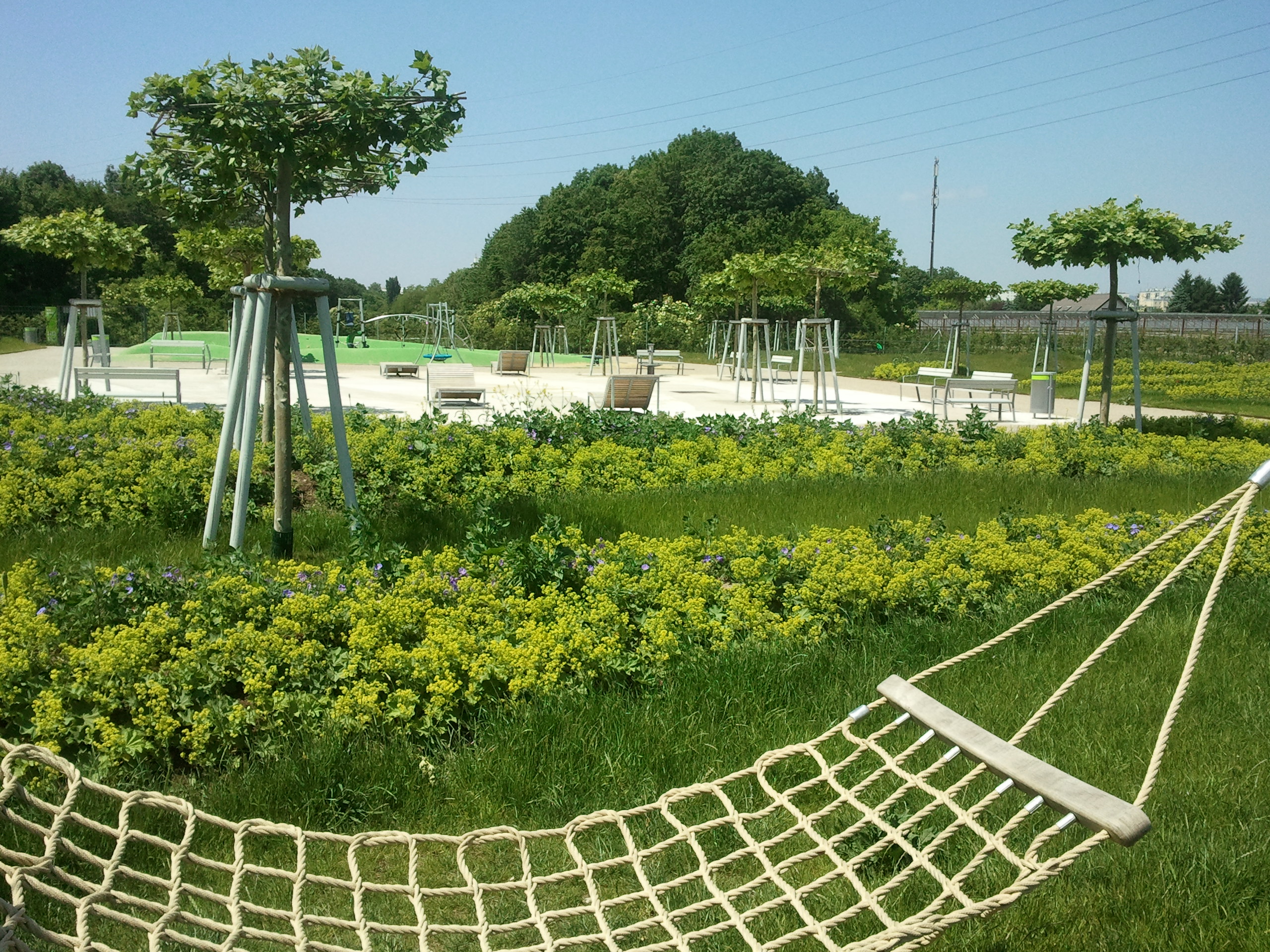 Unterer Garten im Schloss Neugebäude
