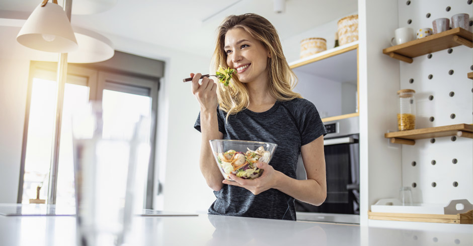 Die Darmgesundheit beginnt mit der Ernährung.