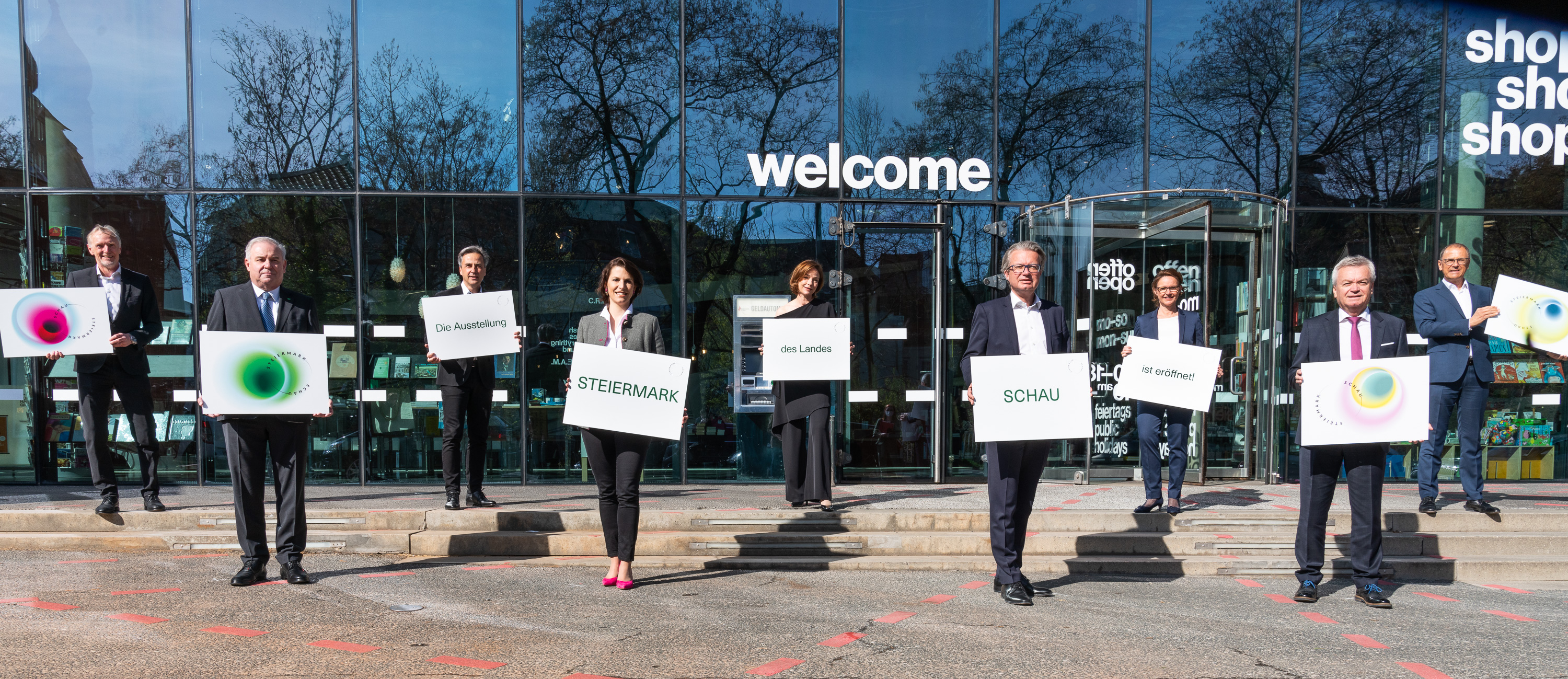 Politiker bei der Eröffnung der Steiermark Schau