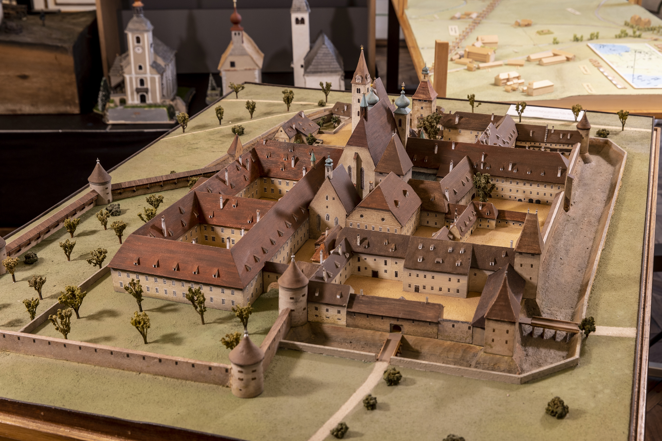 Modell eines steirischen Stiftes