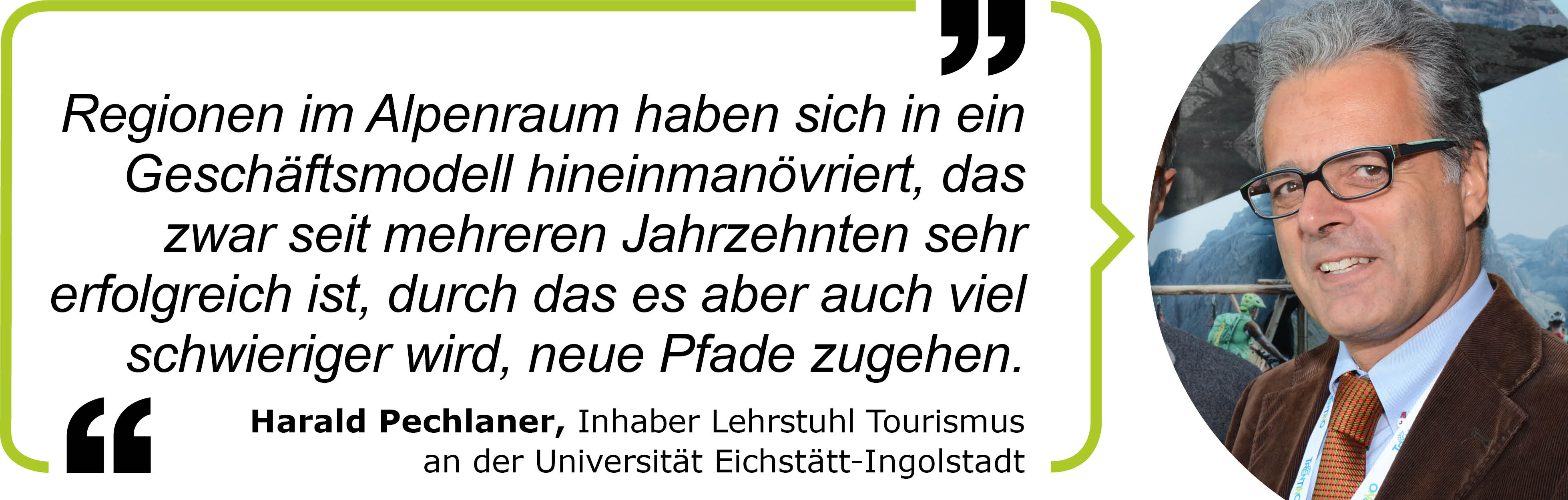 Zitat Harald Pechlaner