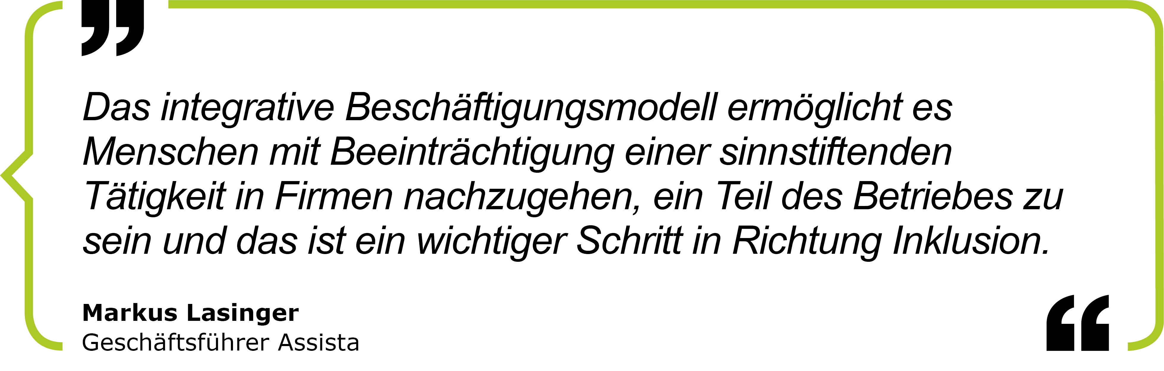 Zitat Markus Lasinger