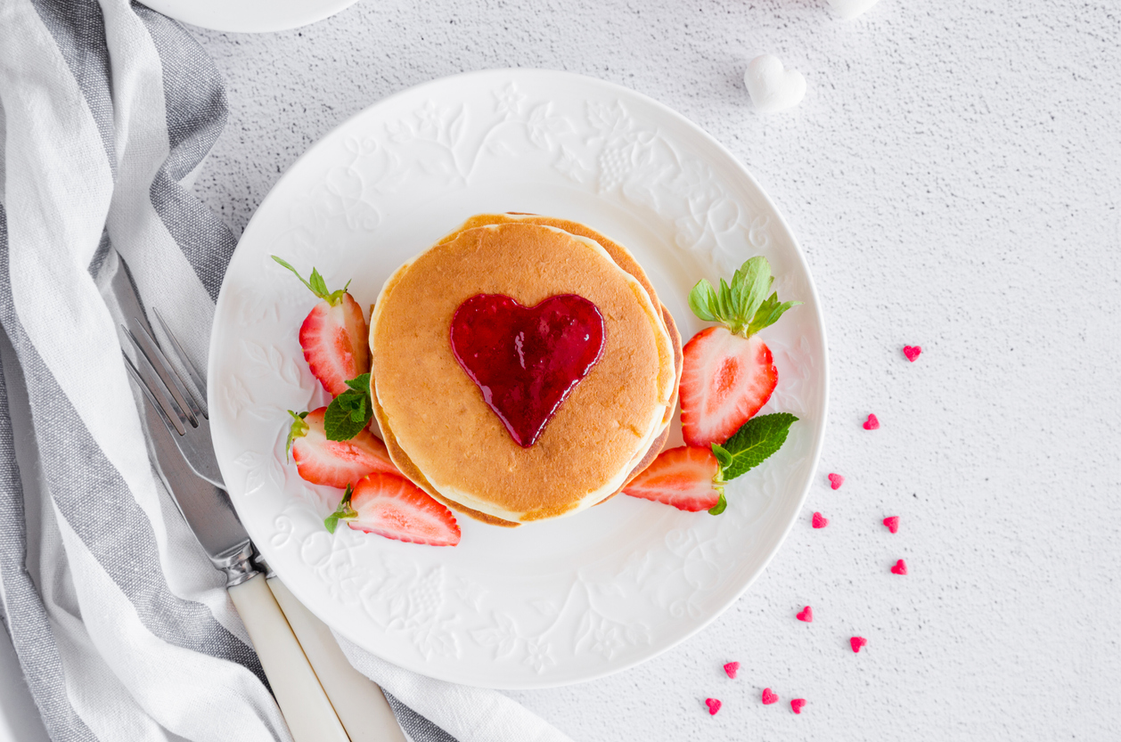 Pfannkuchen ohne Zucker