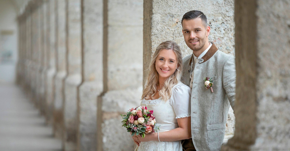 Markus Huemer mit Braut