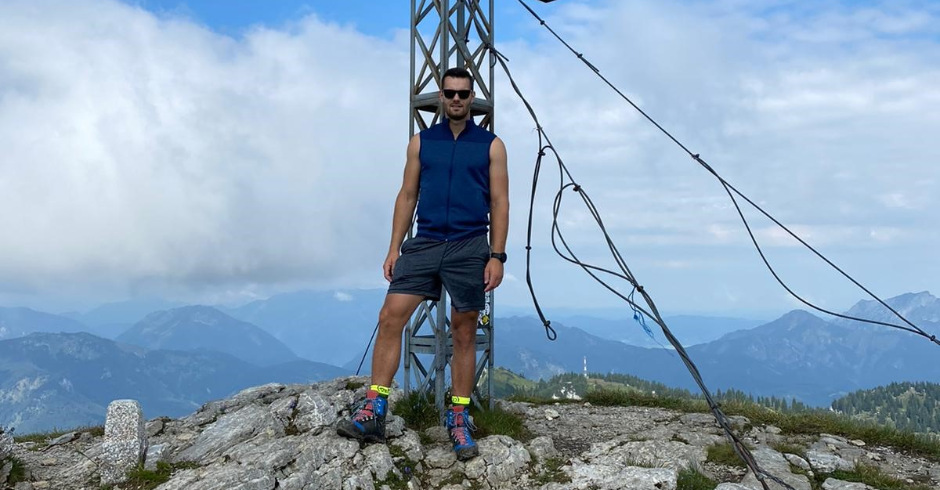 Markus Huemer in den Bergen