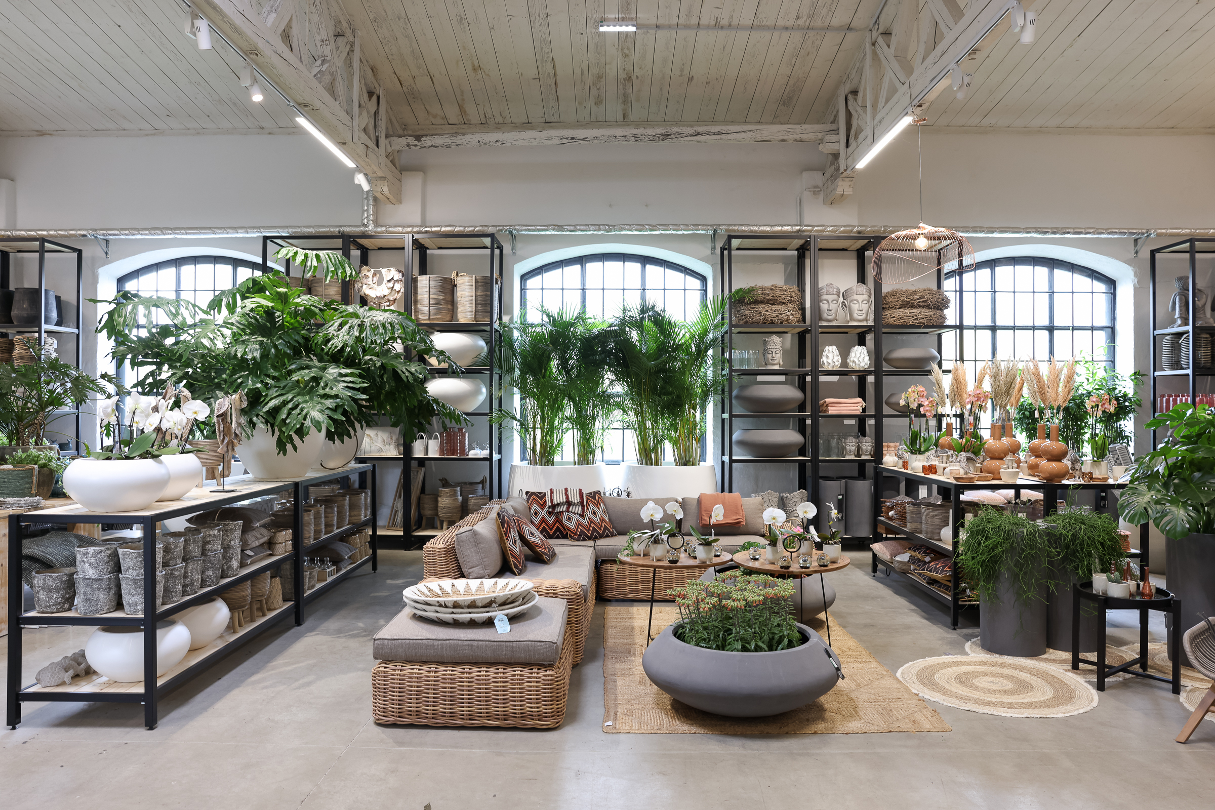 Blick in einen der Verkaufsräume von Loft Pfaffstätten