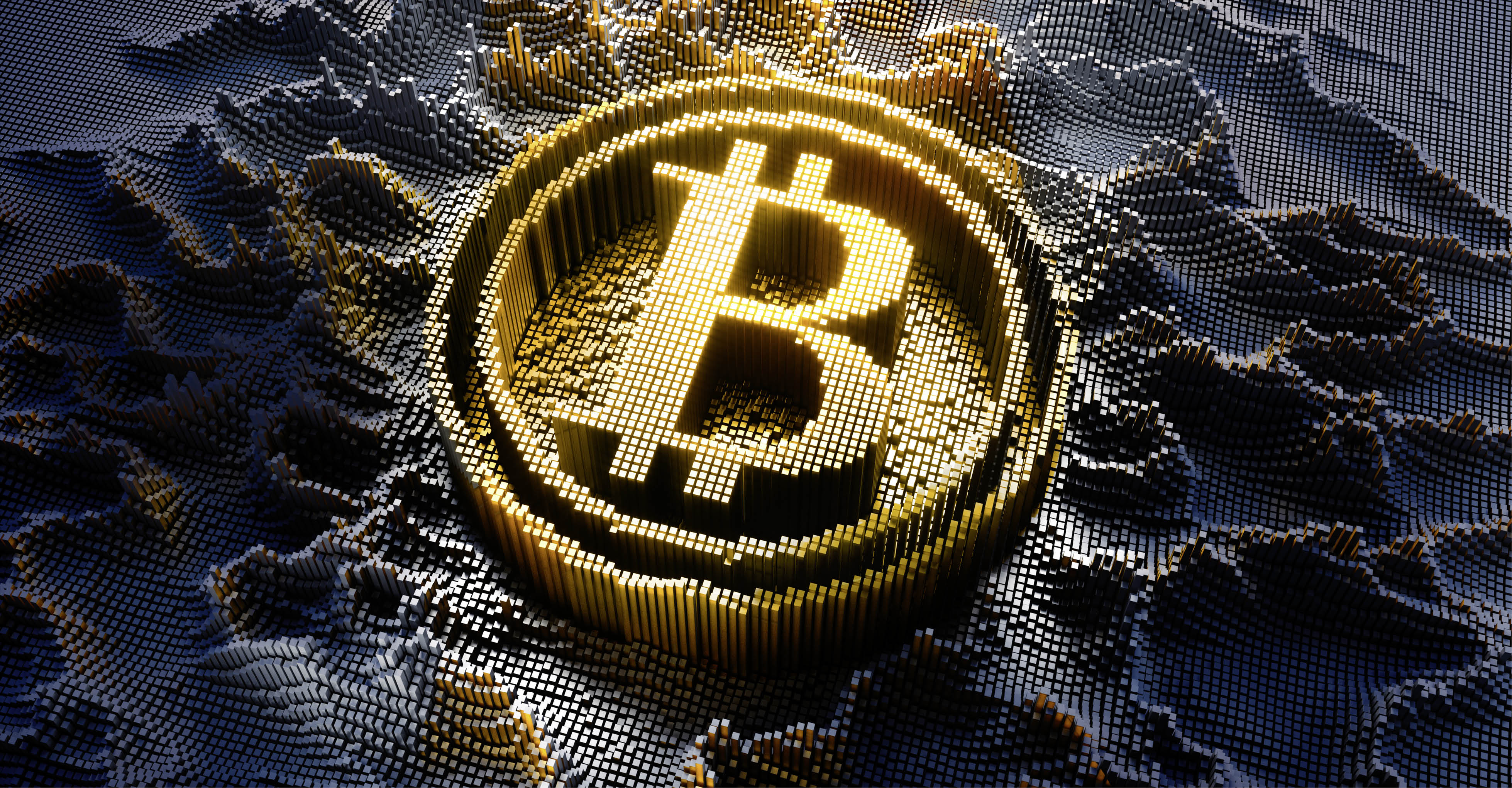 Kryptowährung - Logo Bitcoin