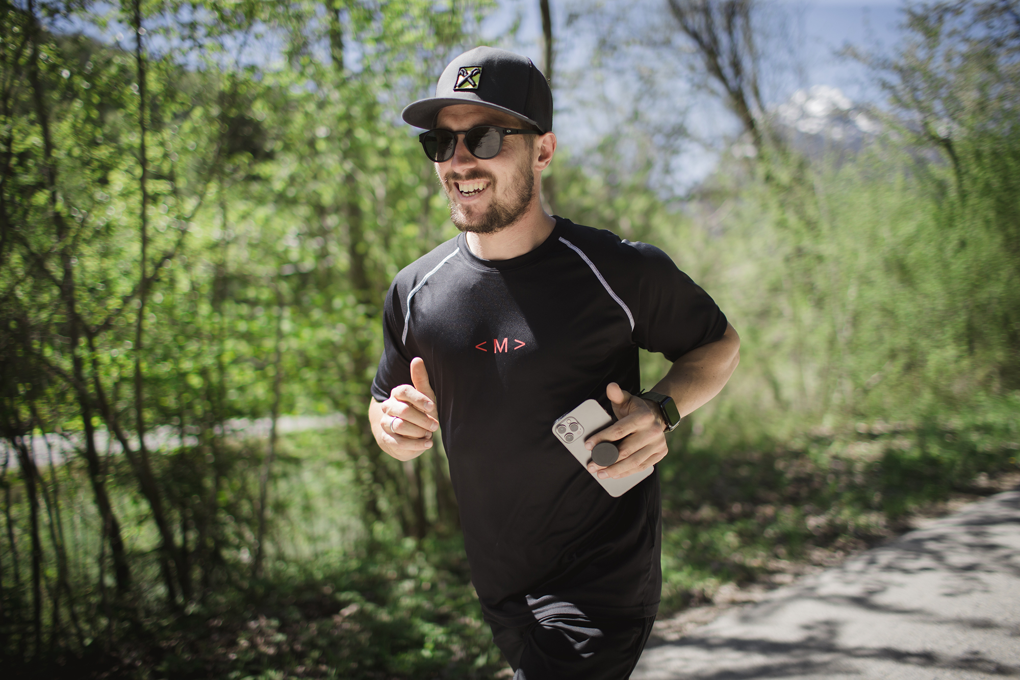 Marcel Hirscher beim App-Lauf | Credit:Mia Maria Knoll/Wings for Life World Run