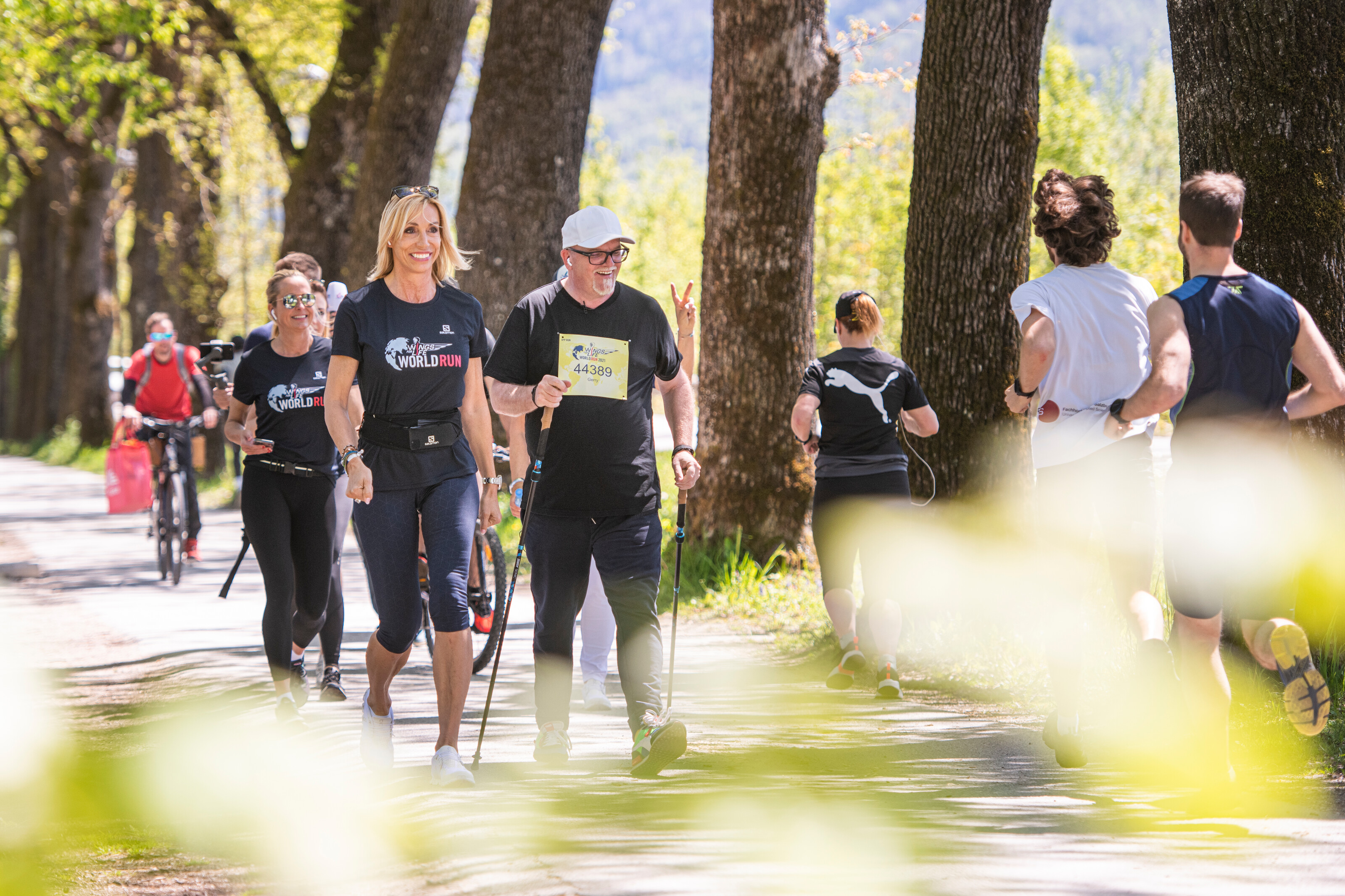 Anita Gerhardter &amp; DJ Ötzi | Credit: Sebastian Marko for Wings for Life World Run