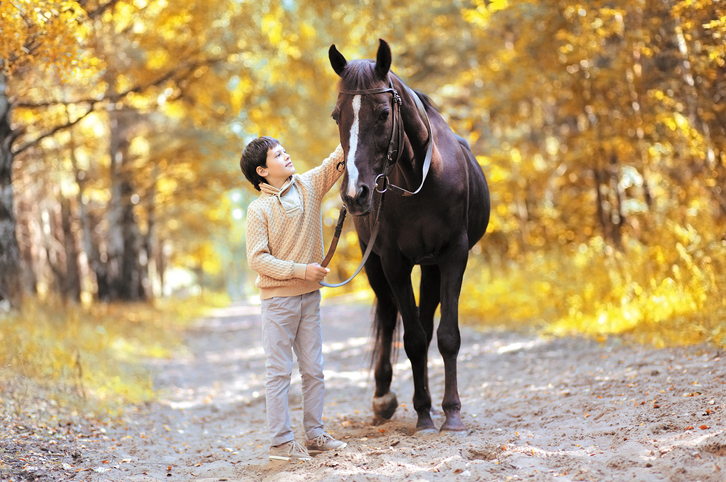 Junge mit Pferd | Credit: iStock.com/ Rohappy