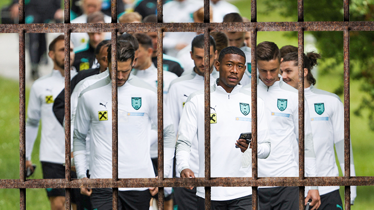ÖFB-Team bei EM kaserniert