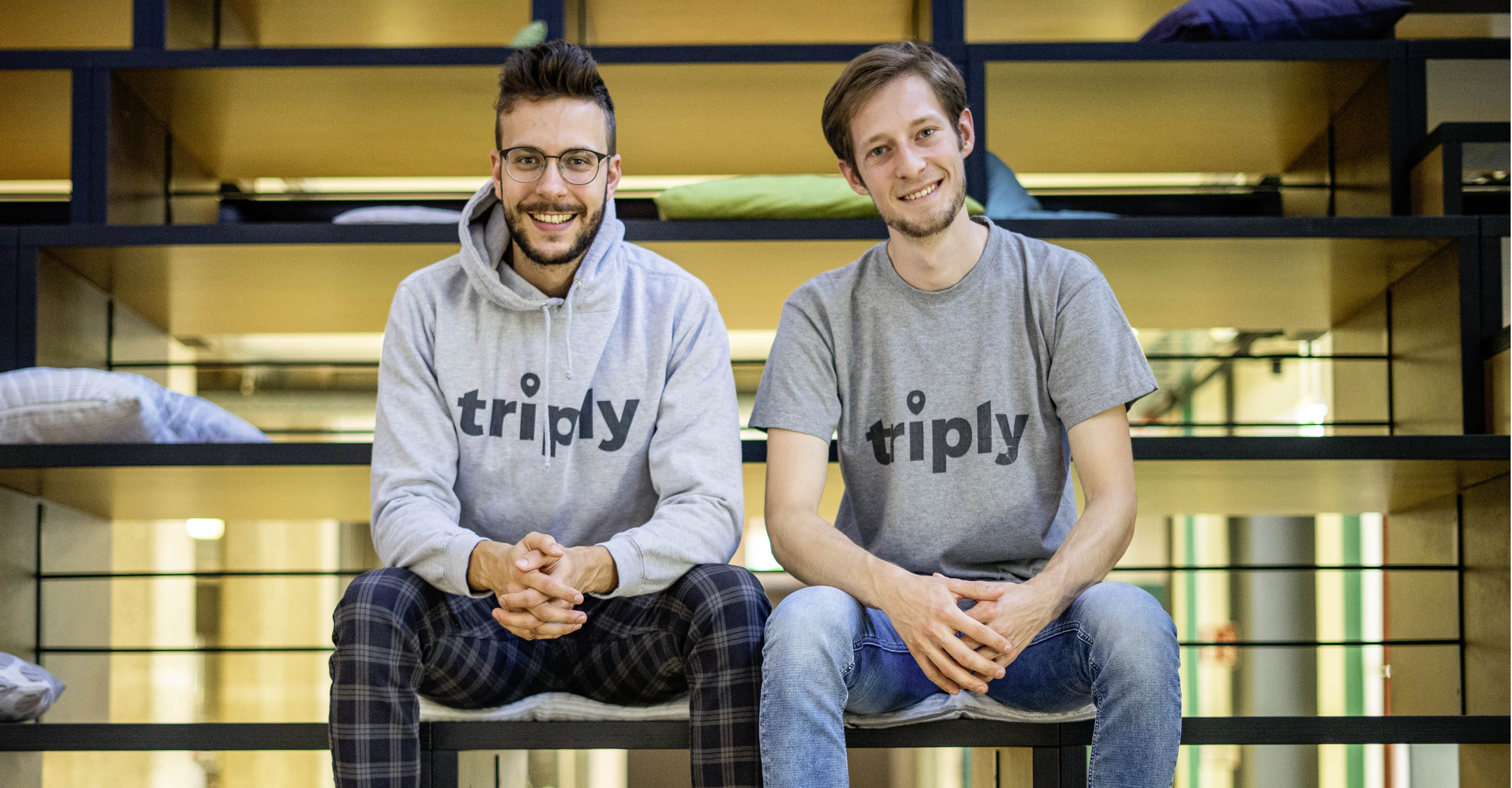 Die triply-Gründer Sebastian Tanzer und Christopher Stelzmüller