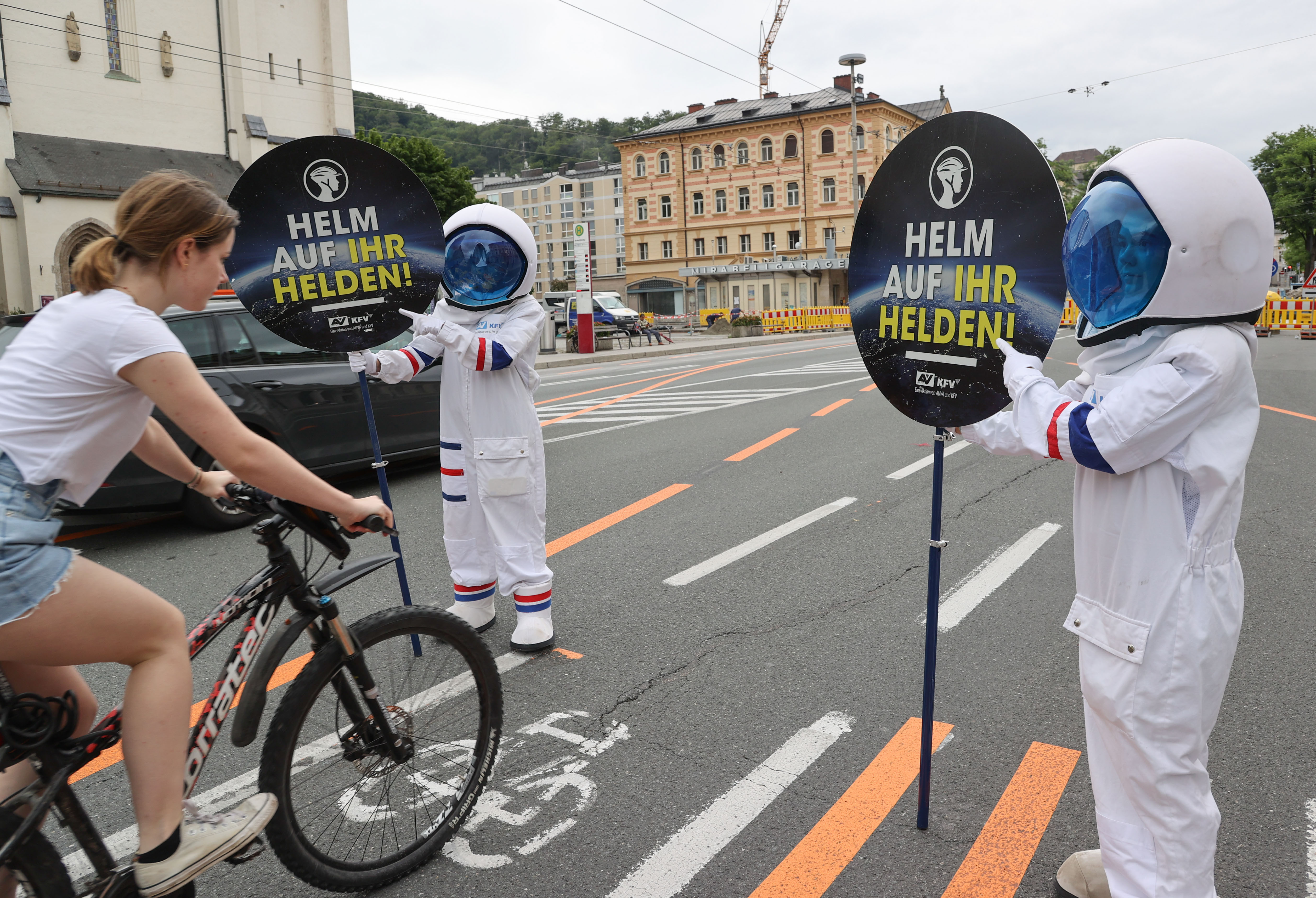 Astronauten sorgen für Sicherheit | Credit: KFV/APA-Fotoservice/Neumayr