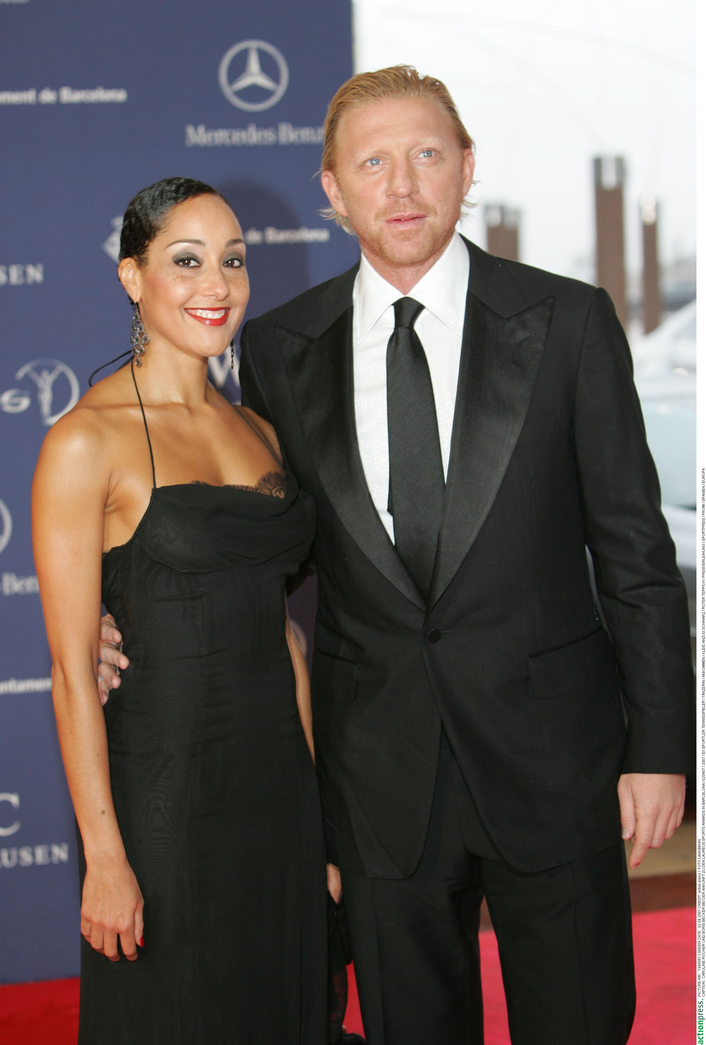 Caroline Rocher und Boris Becker