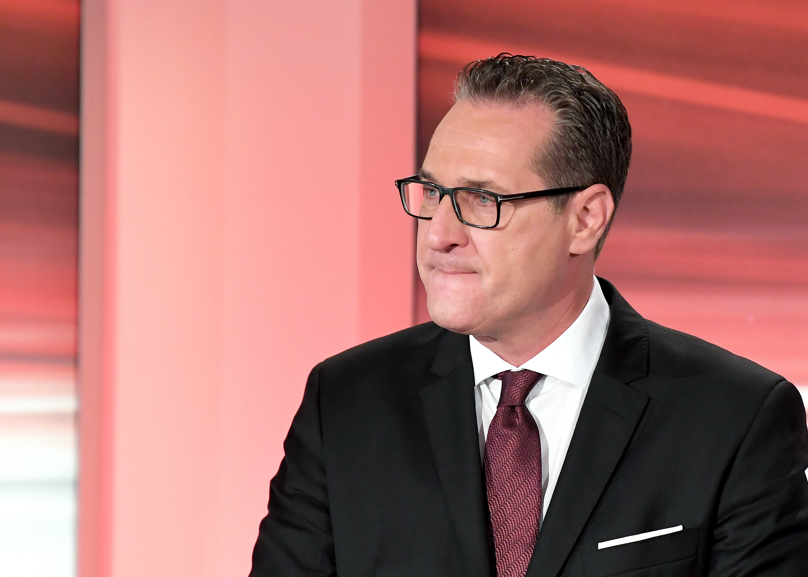 Porträt des Ex-FPÖ Chefs Heinz Christian Strache