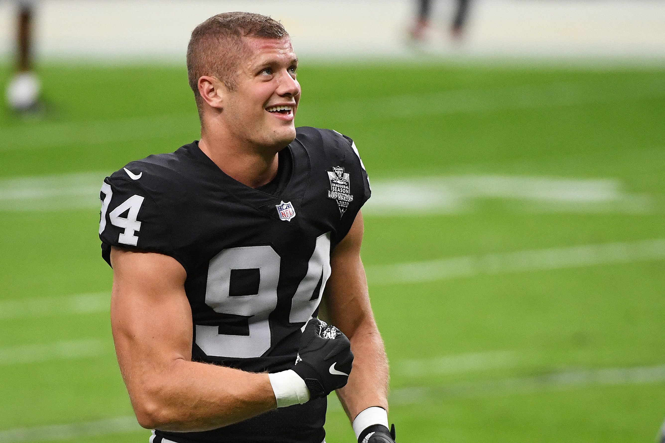 NFL-Profi Carl Nassib | Credit: ETHAN MILLER / AFP Getty / picturedesk.com