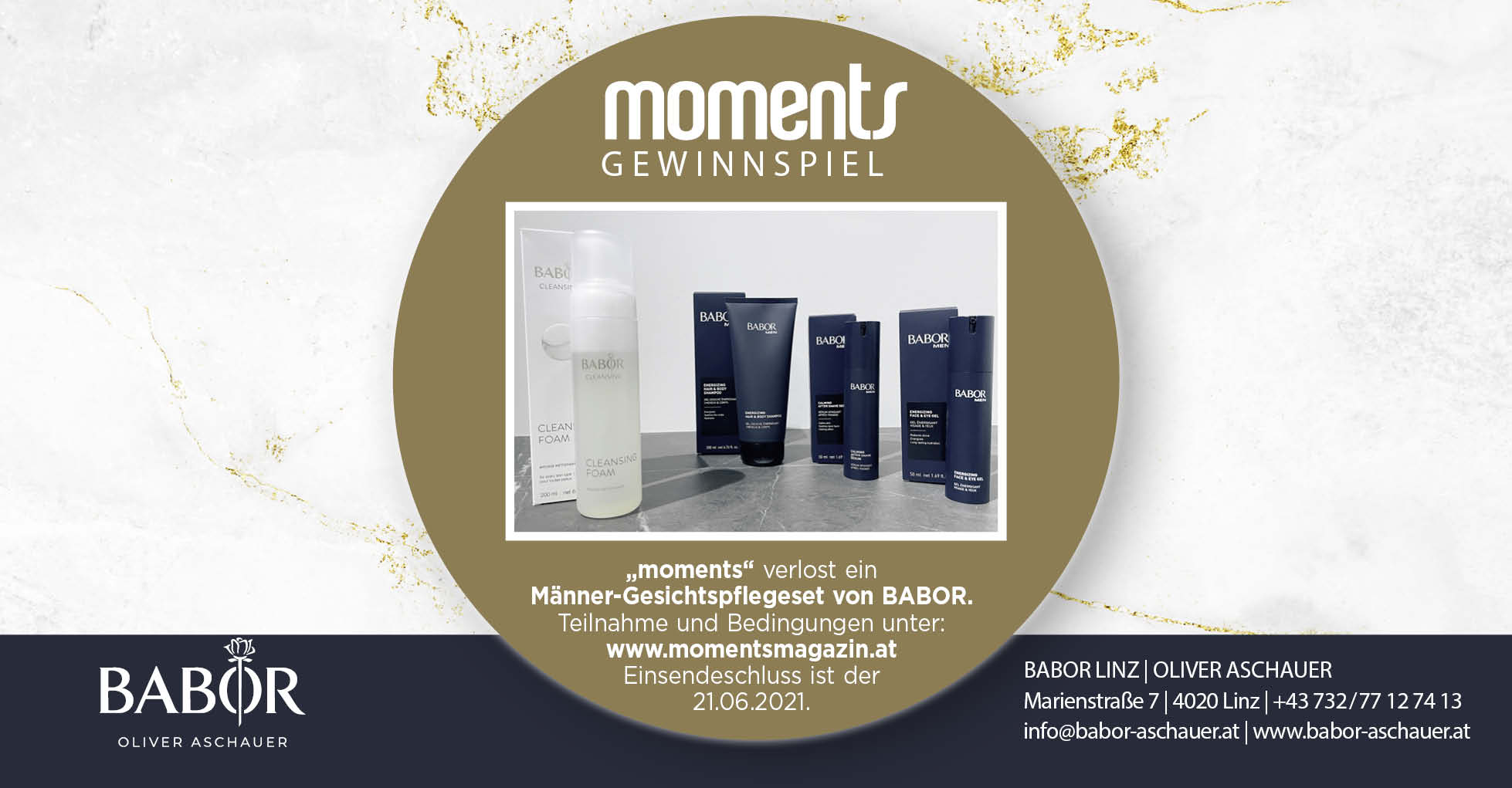 Gewinnspiel Pflegeset von BABOR