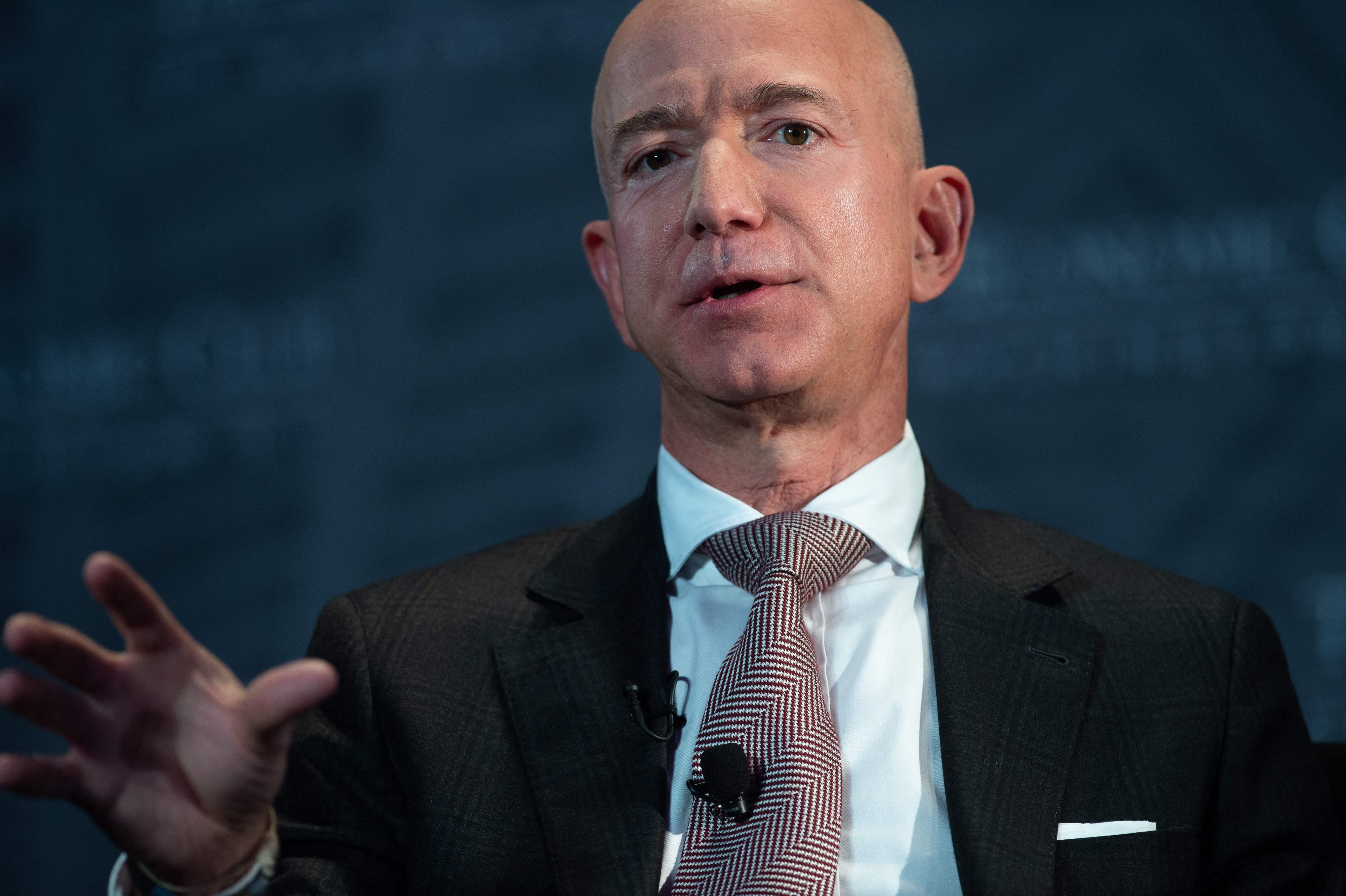 Porträt von Amazon Chef Jeff Bezos