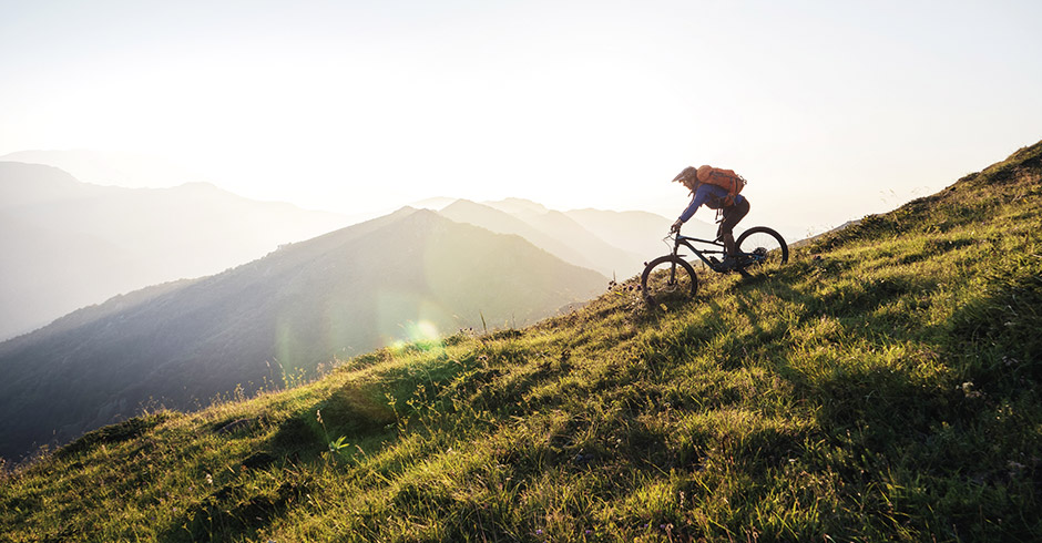 Downhill mit dem Mountainbike