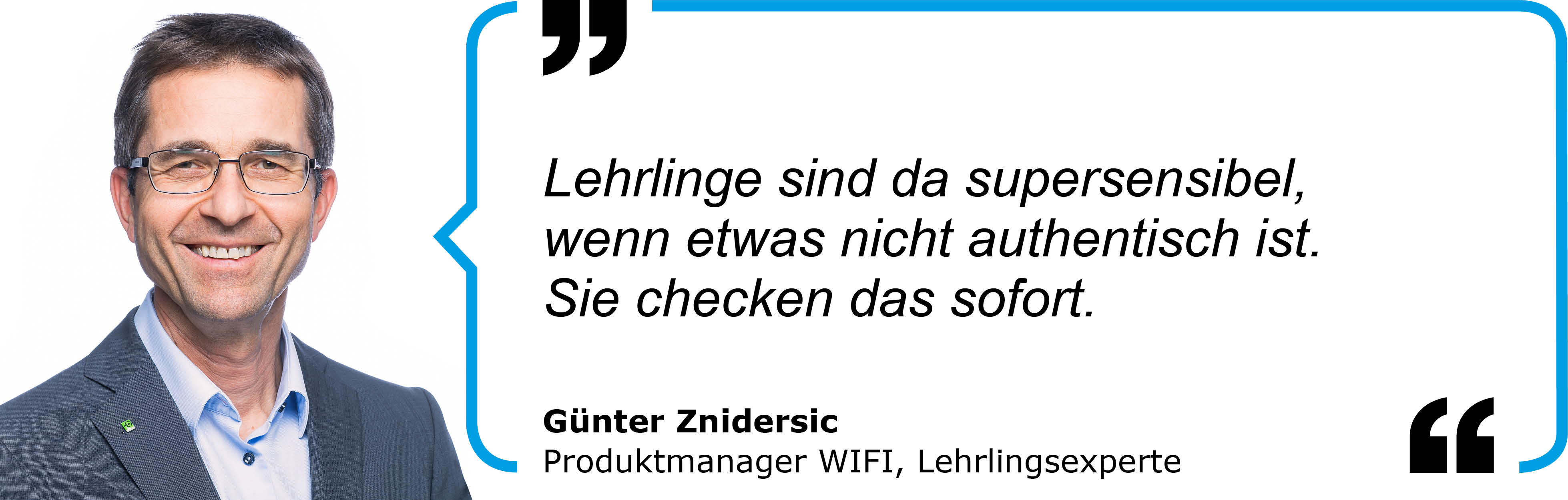 Zitat Günter Znidersic