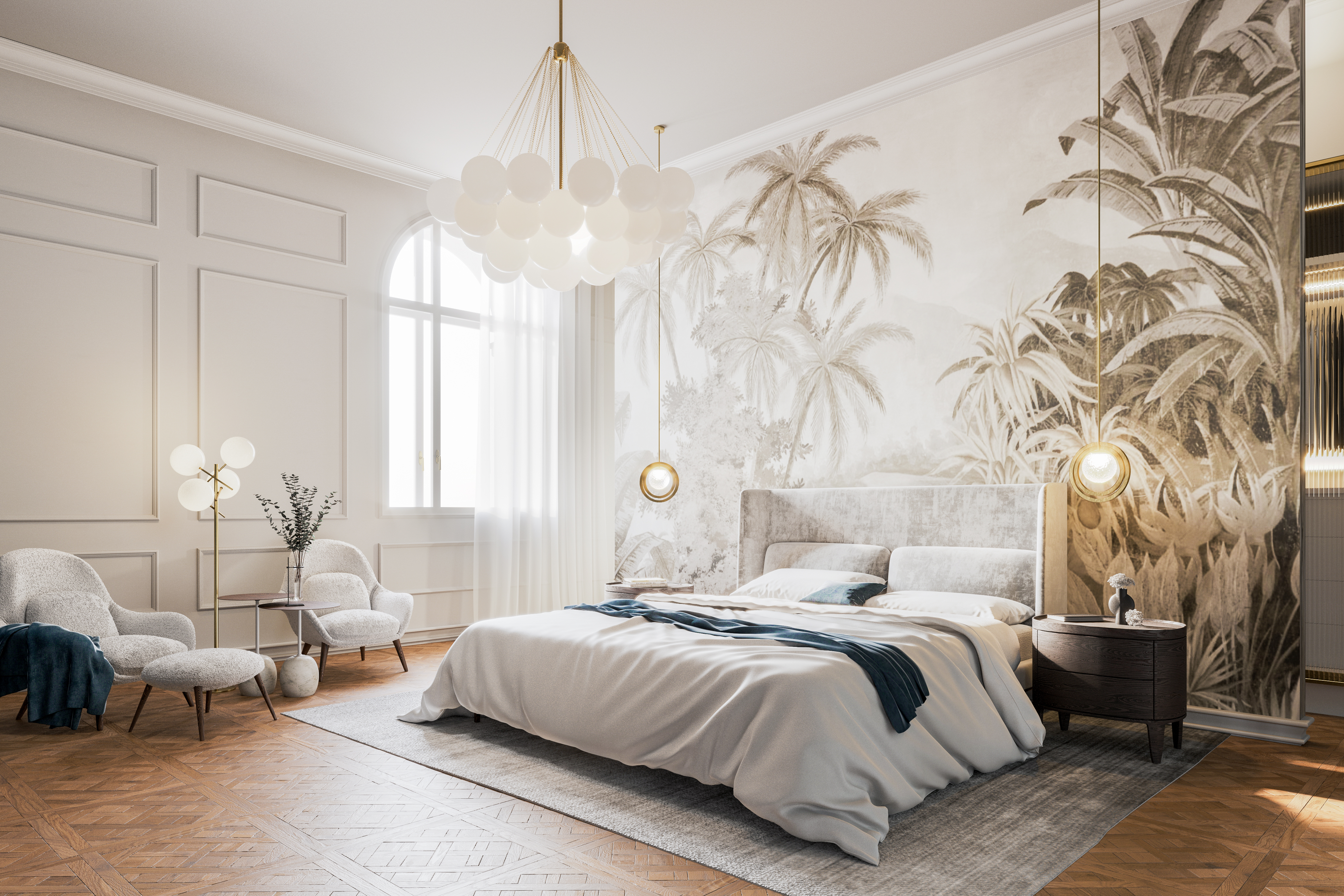 Schlafzimmer in den Telegraph Yards