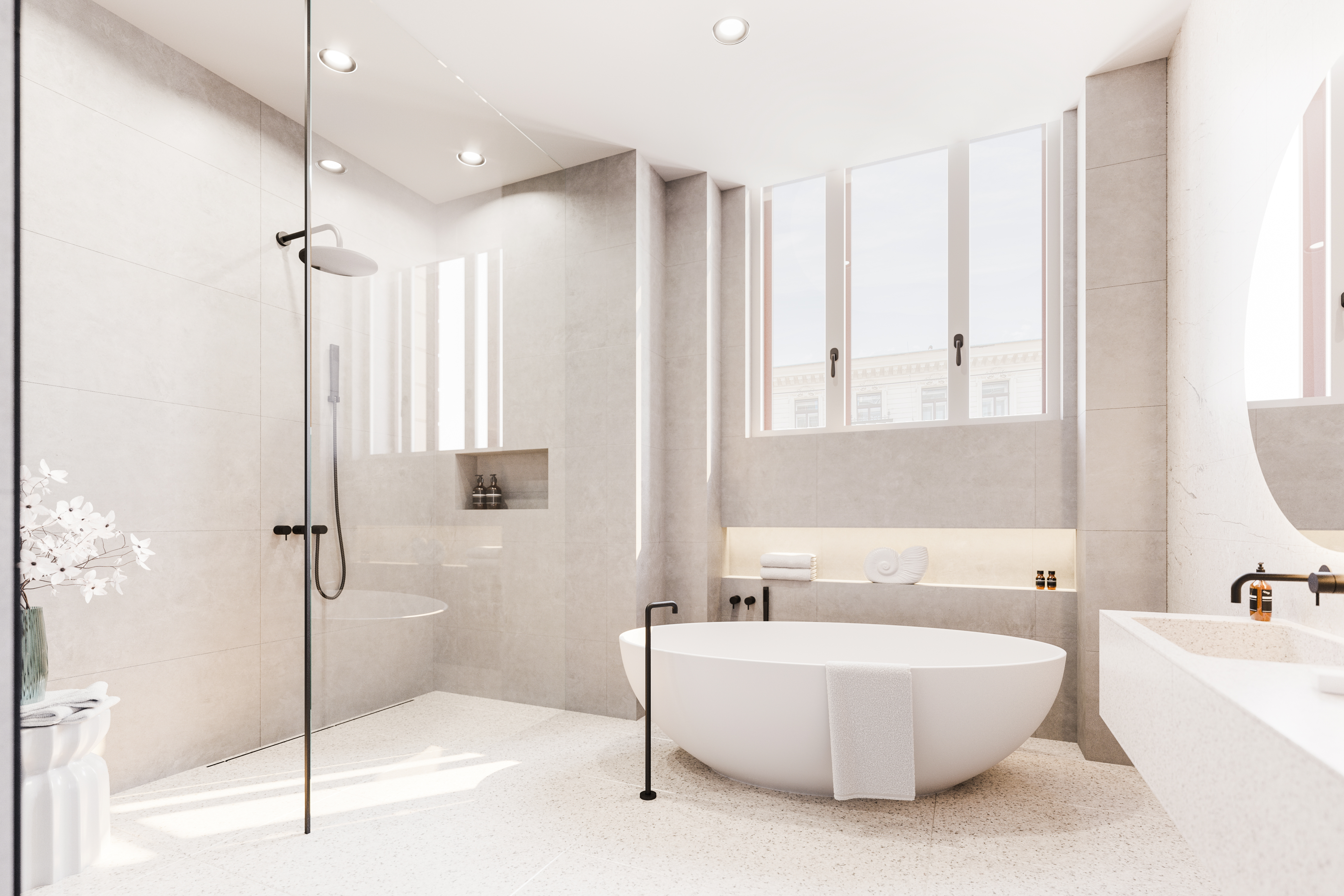 Badezimmer in den Telegraph Yards