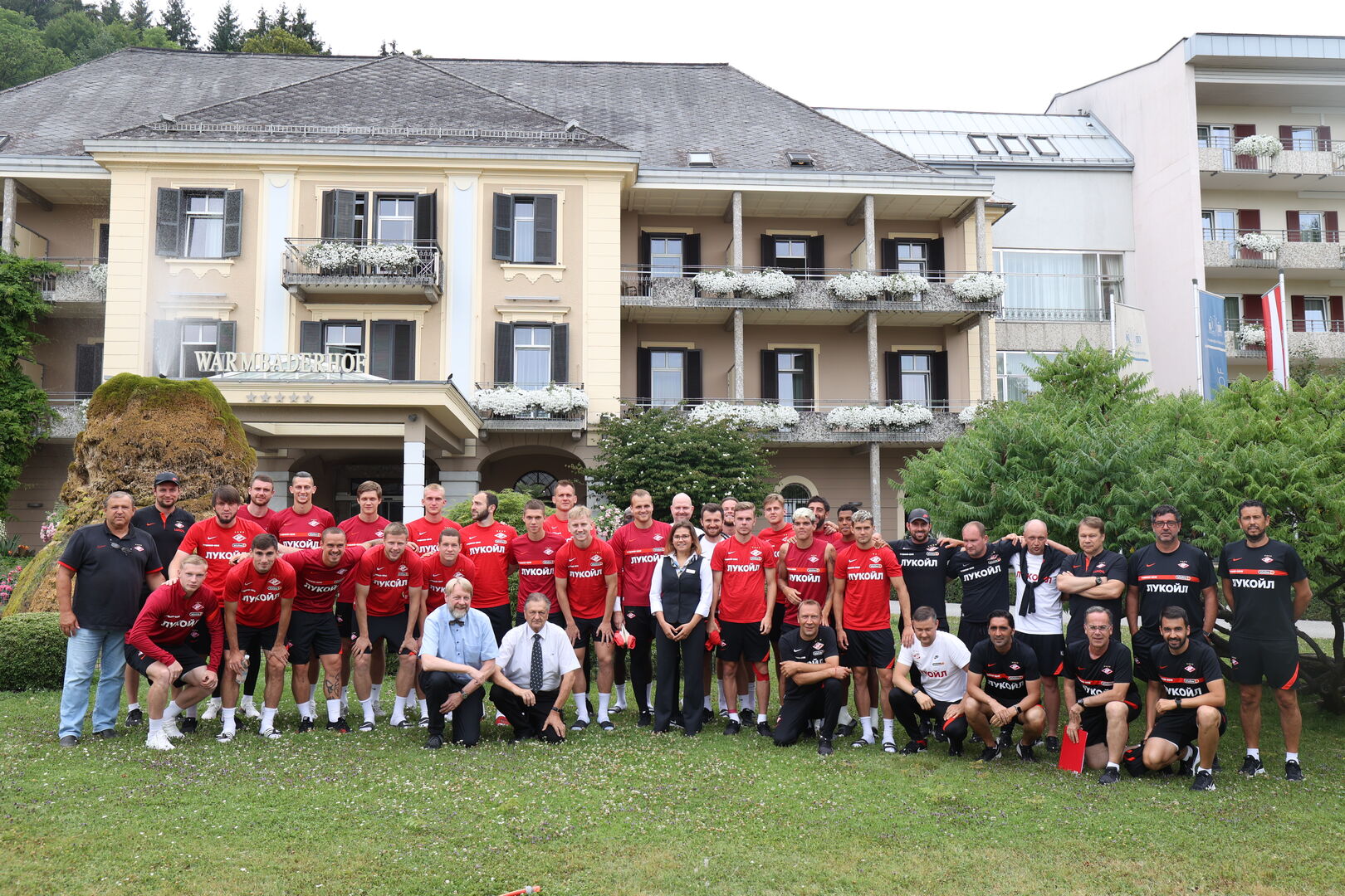 Spitzenteam Spartak Moskau zu Gast im Warbaderhof