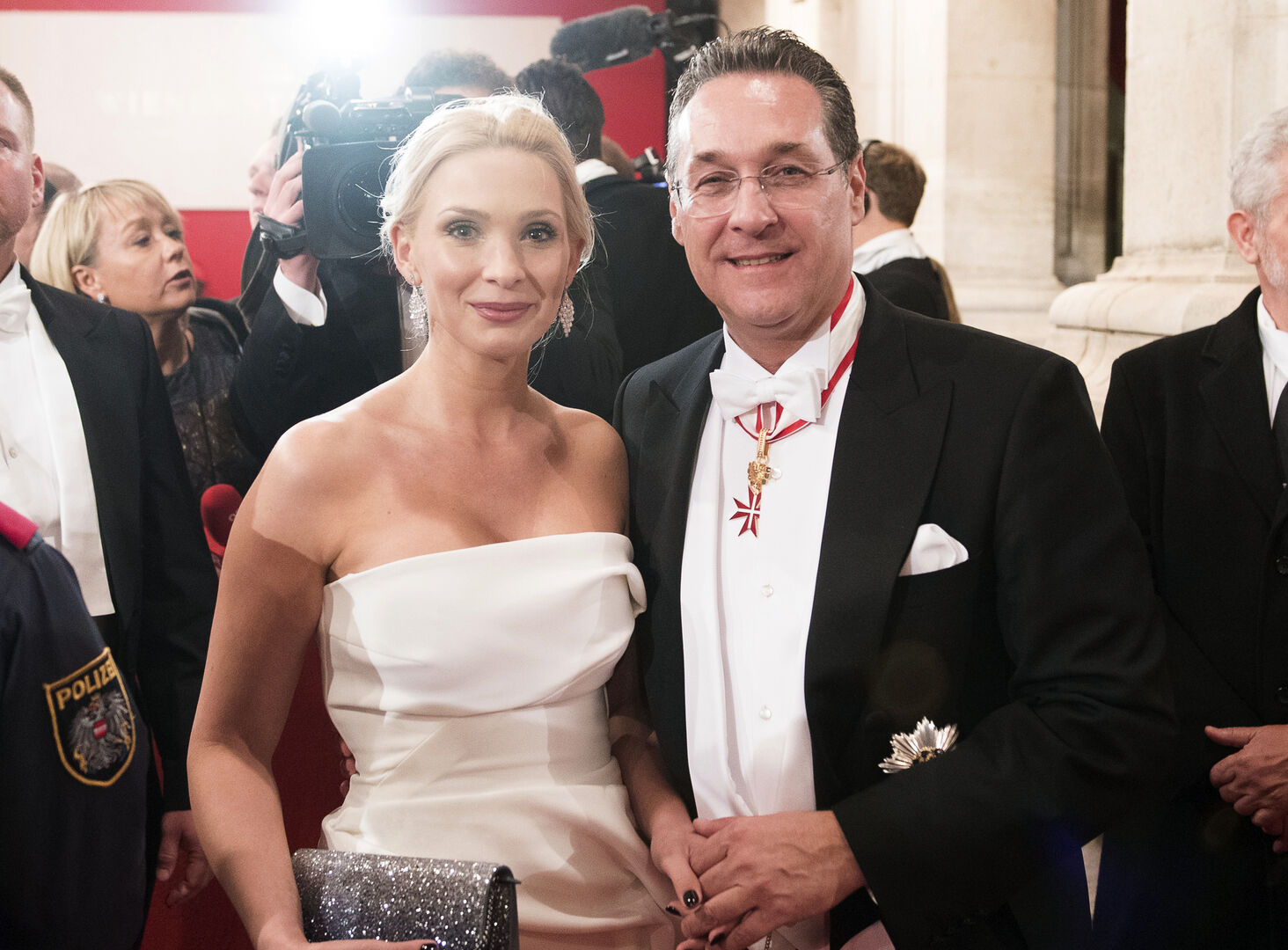 Hans Christian und Philippa Strache