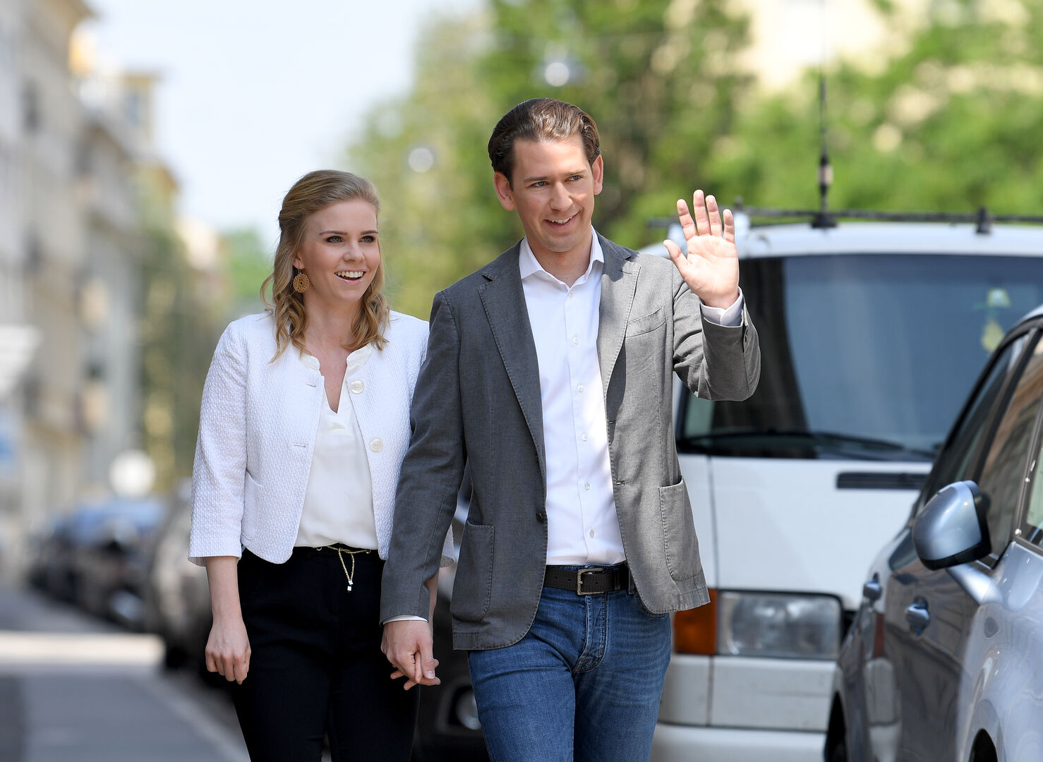 Sebastian Kurz und seine Freundin Susanne Thier