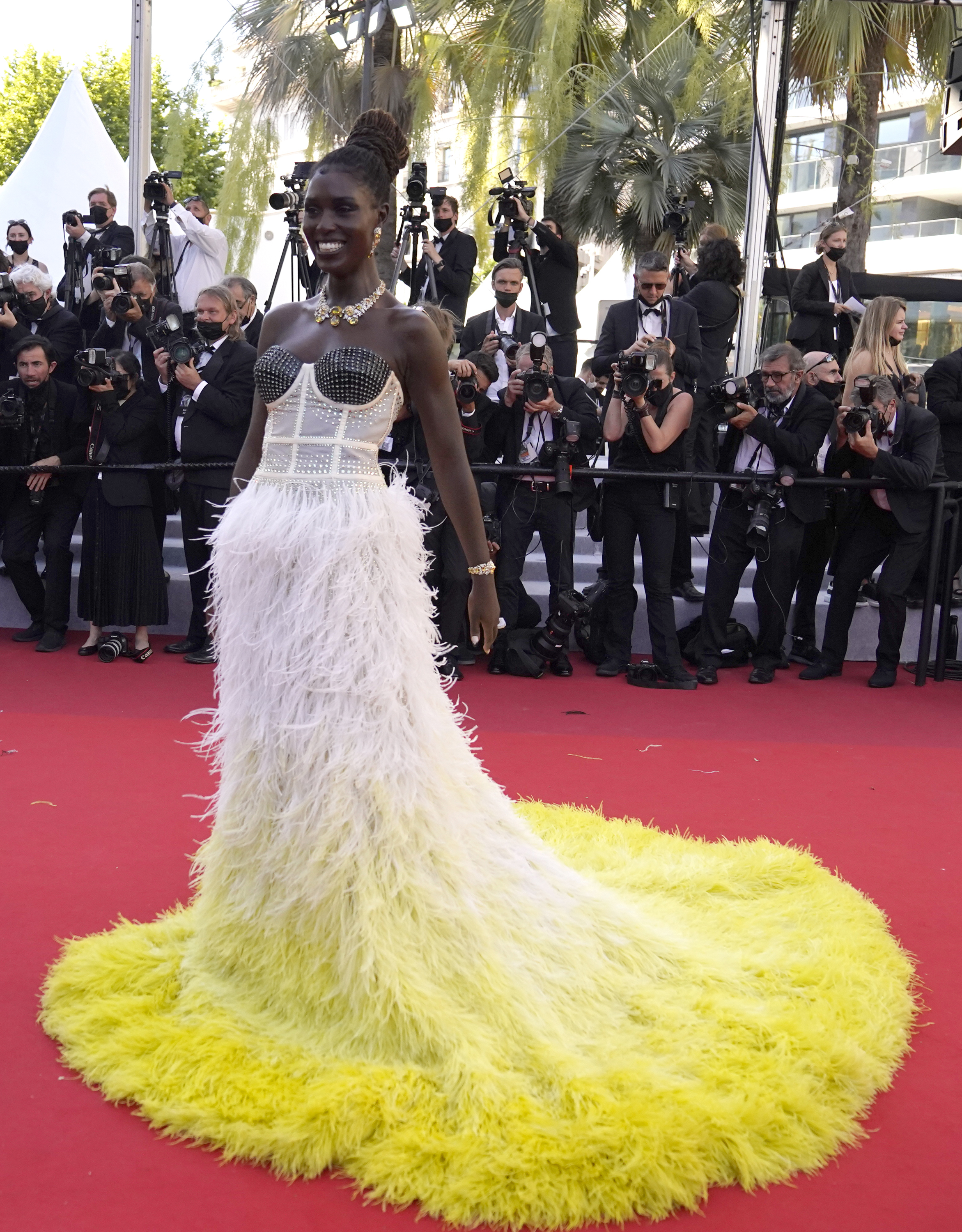 Jodie Turner-Smith am Roten Teppich in Cannes