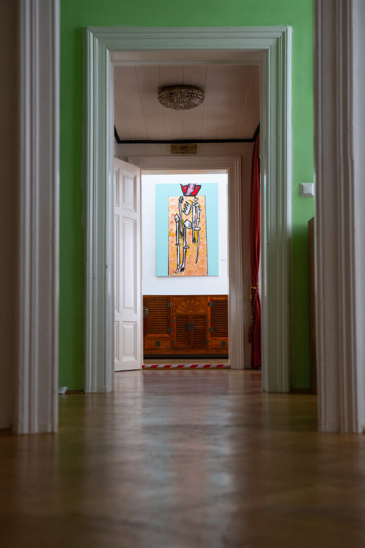 Elegantes Altbau-Ambiente in der Galerie