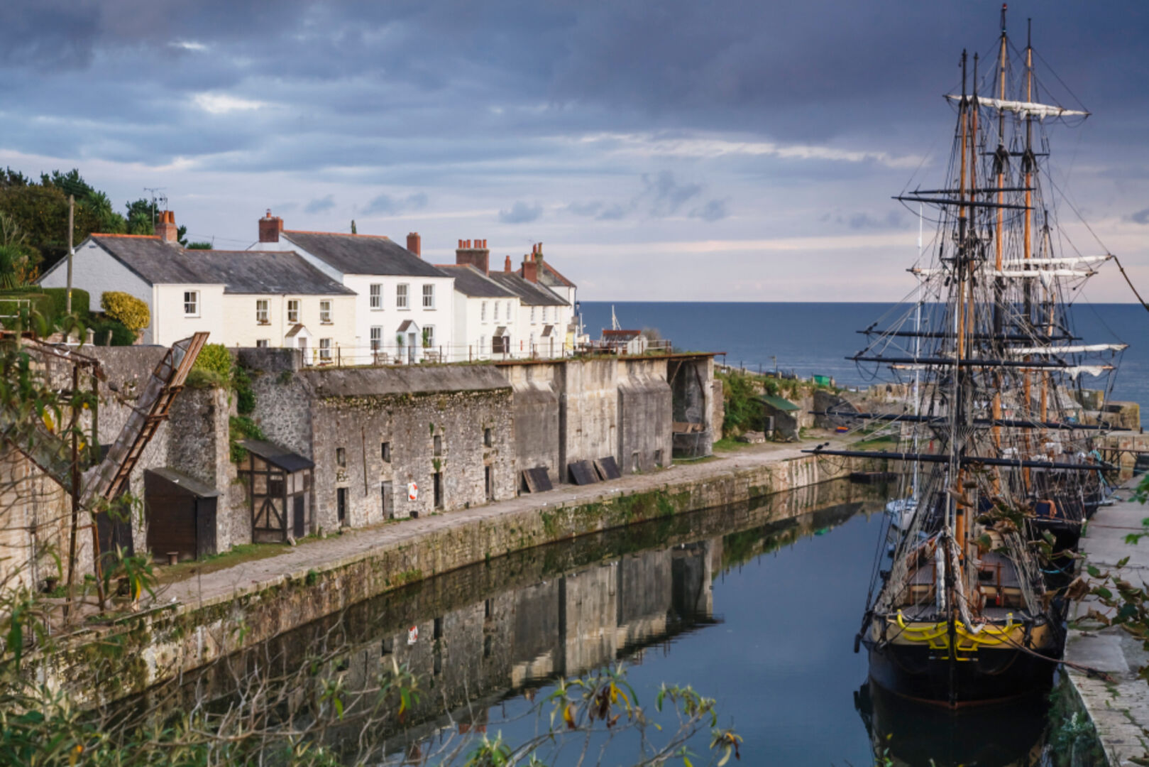 Charlestown Harbour in Cornwall | Credit: iStock.com/PaulMaguire