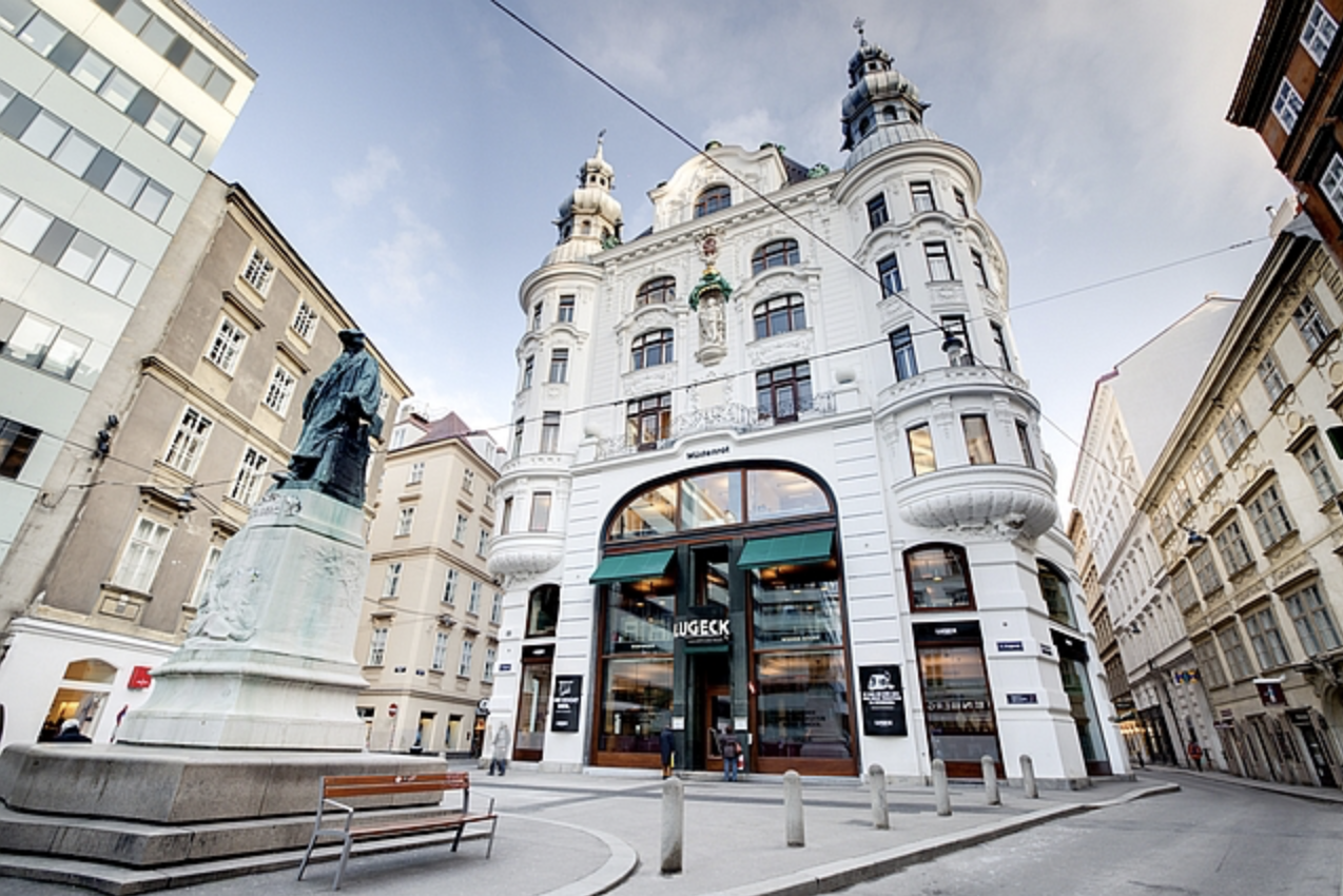 Aufnahme des Lugeck im 1. Wiener Bezirk