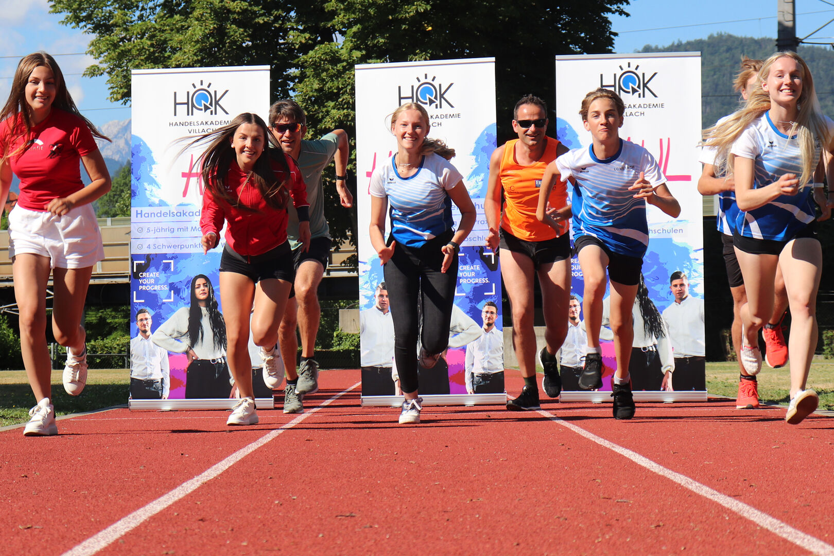 Schüler im Wettkampf