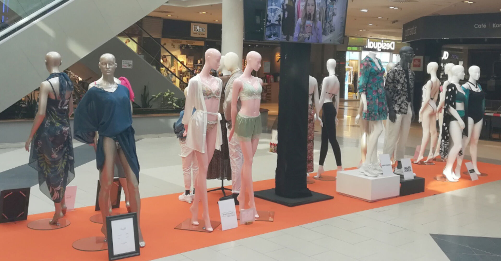 Shoppingcity Seiersberg virtueller Catwalk