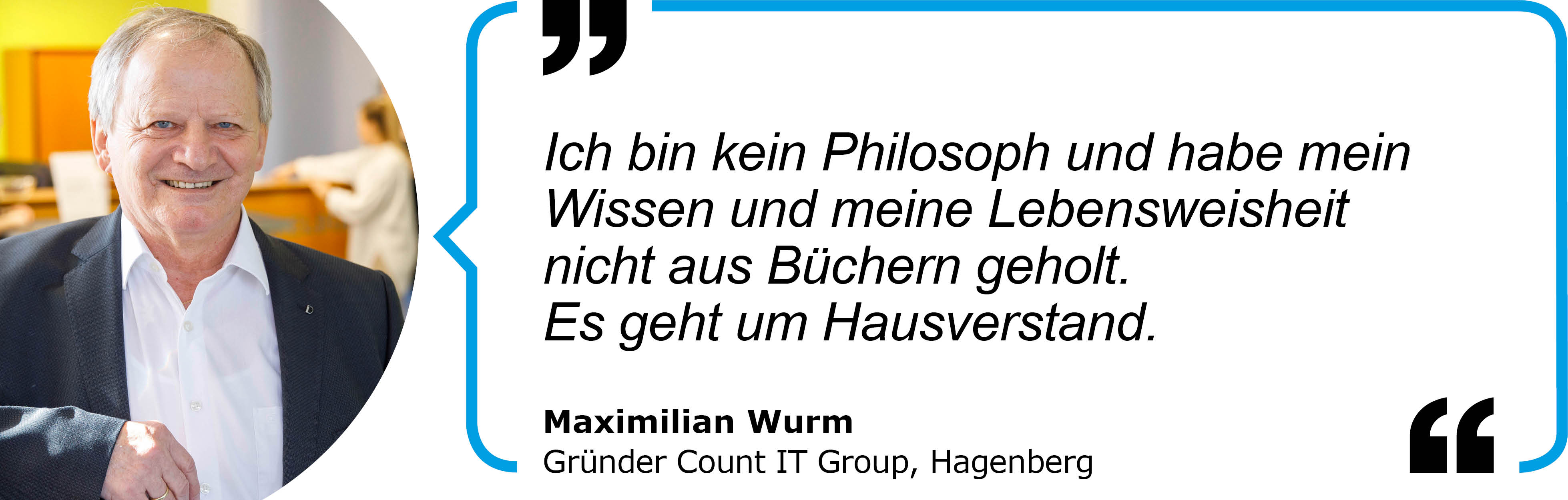 Zitat Maximilian Wurm