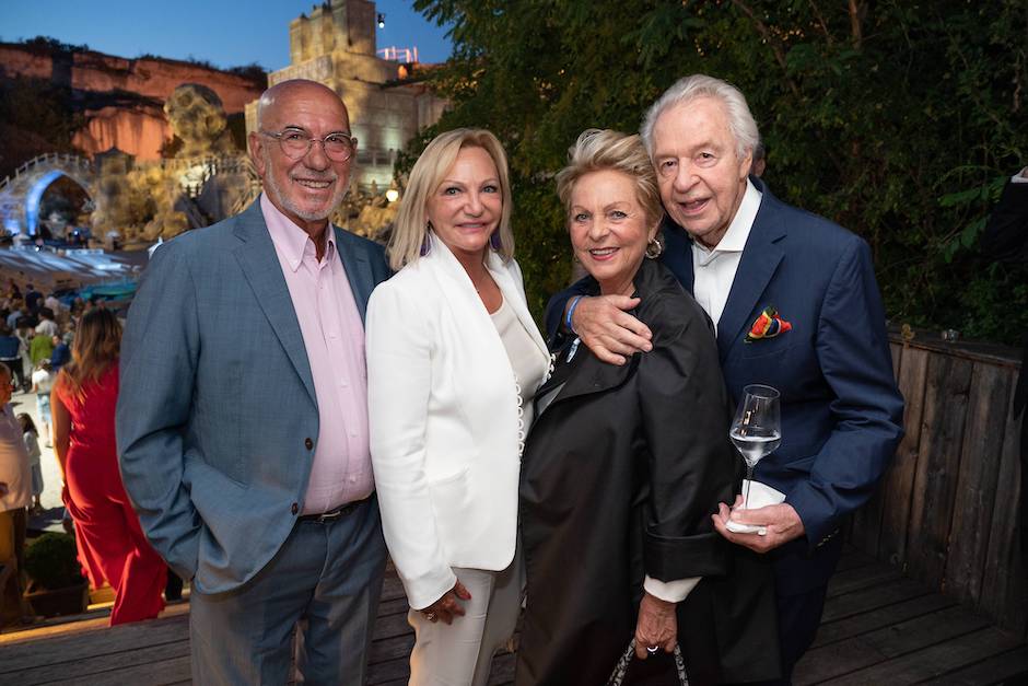 Otto Retzer, Ingrid Flick, Ingeborg und Harald Serafin