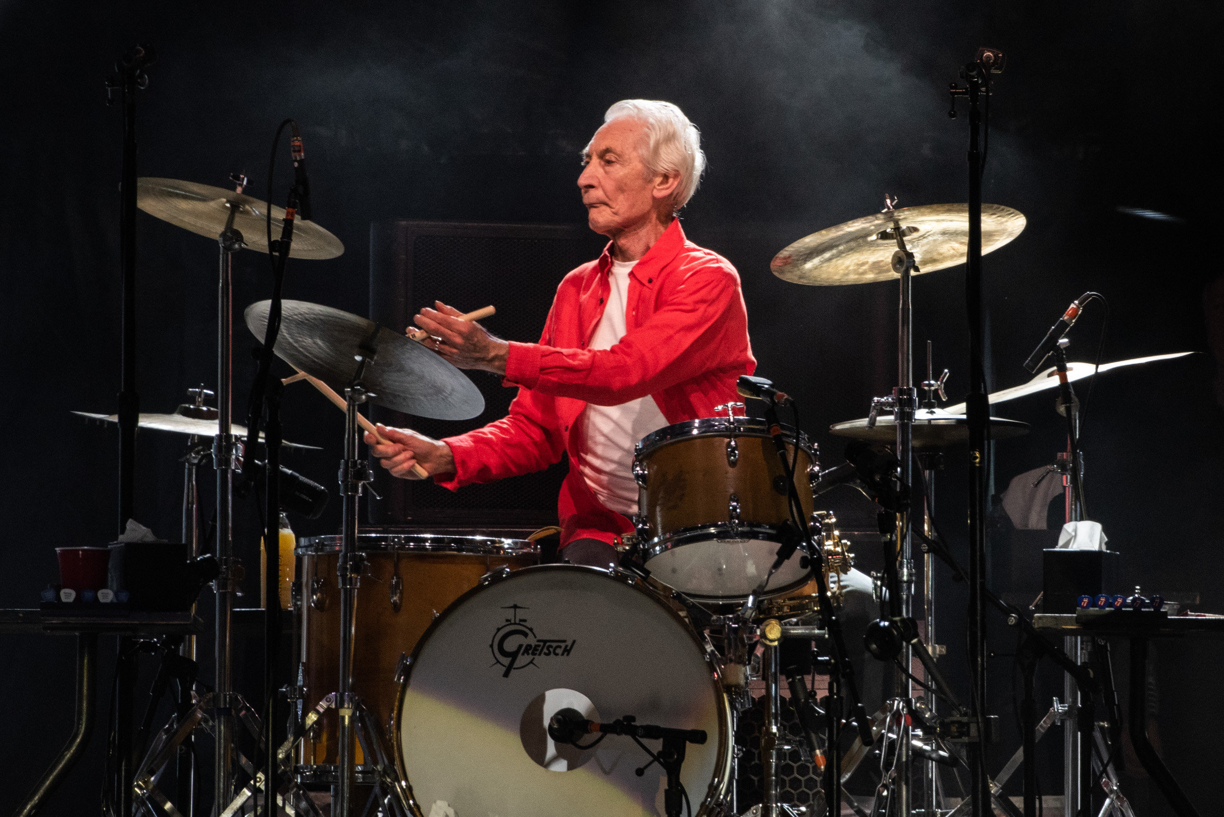 Charlie Watts, der Schlagzeuger der Rolling Stones