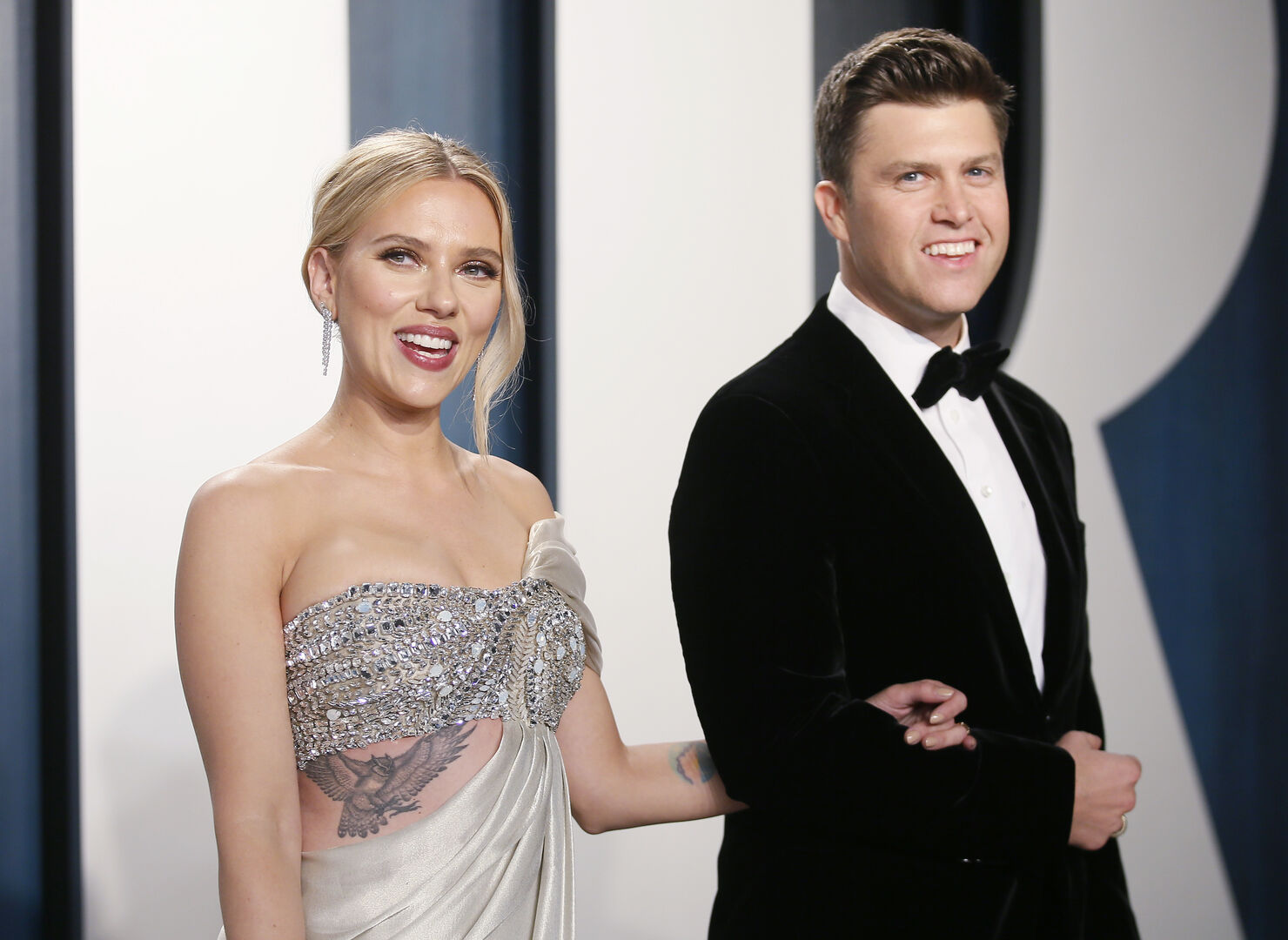 Scarlett Johansson und Colin Jost