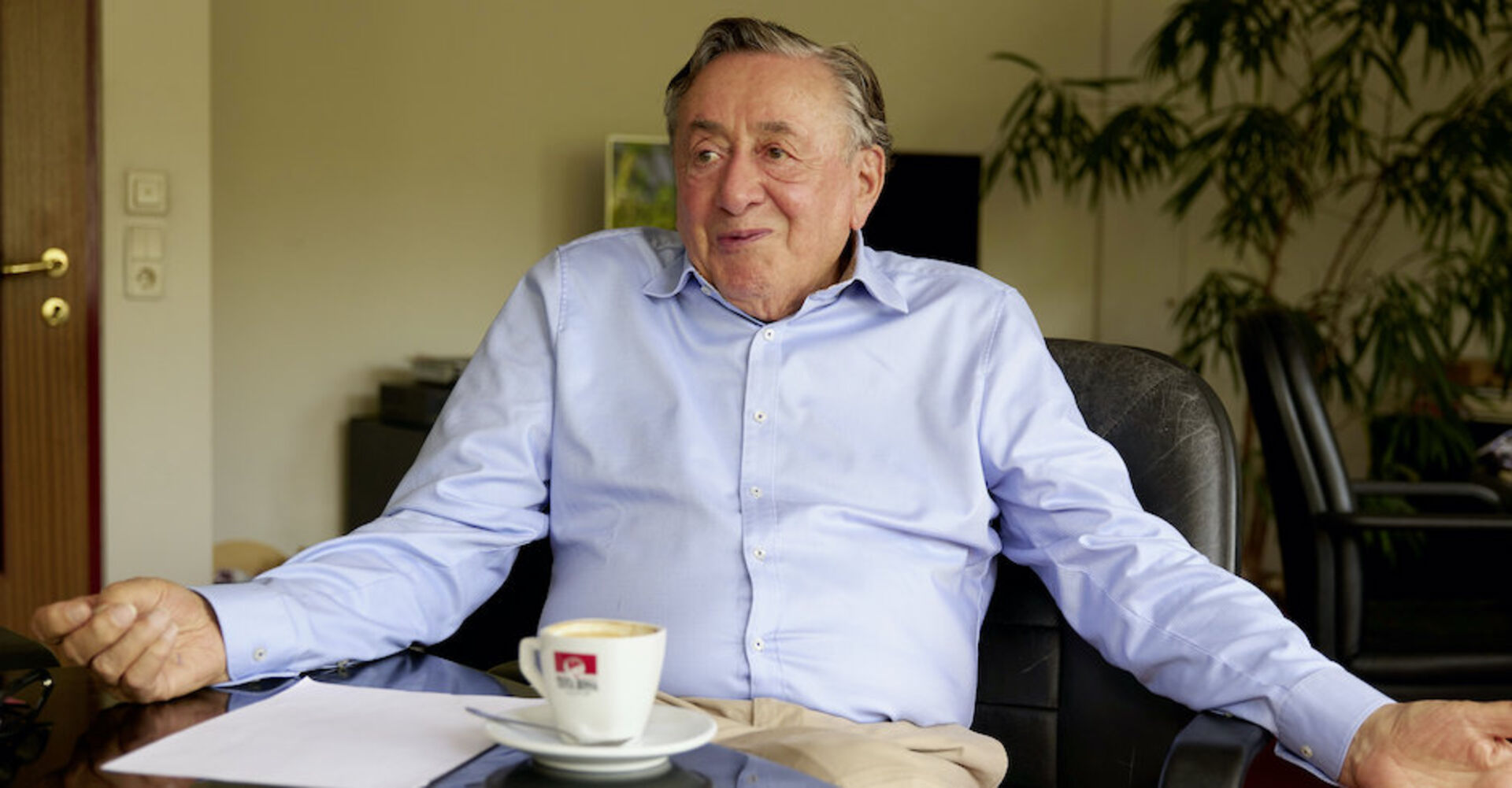 Richard Lugner beim Interview | Credit: Robert Newald/picturedesk.com