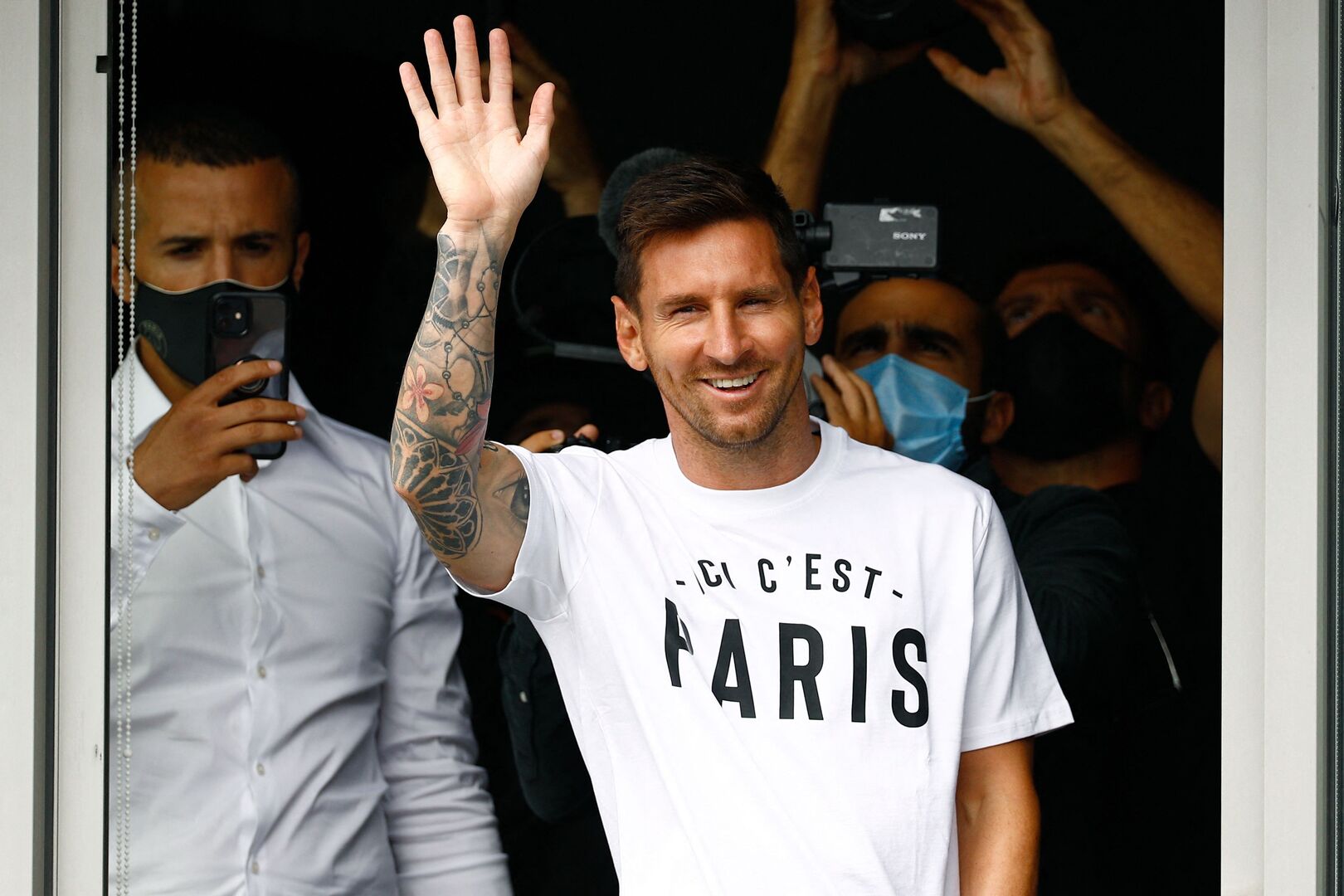 Touchdown in Paris: Lionel Messi | Credit: SAMEER AL-DOUMY / AFP / picturedesk.com