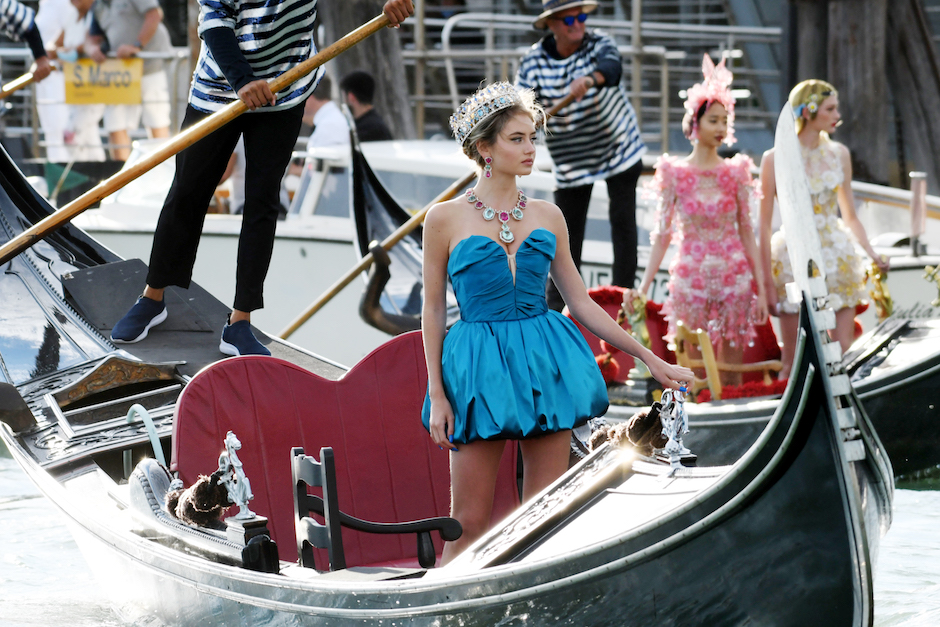 Leni Klum für D&amp;G in Venedig