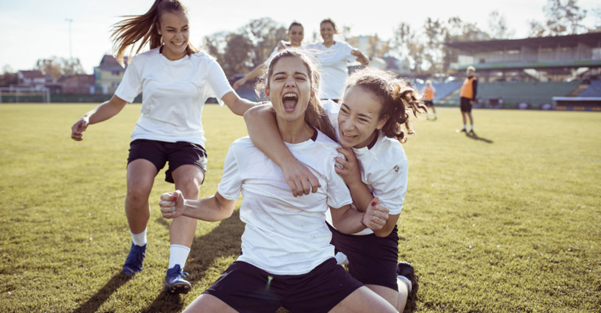 Eine Frauen-Fußballmannschaft