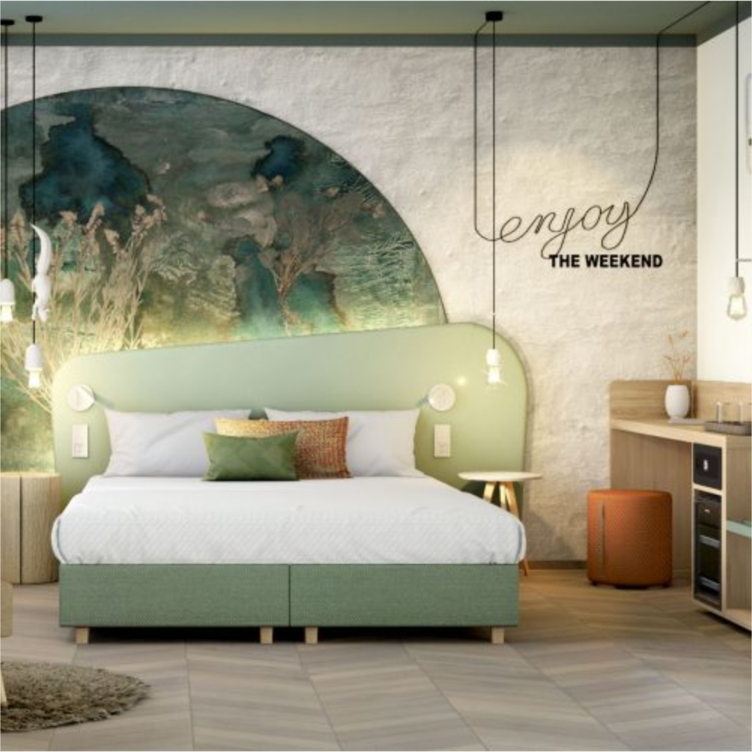 Bett im &quot;The Weekend&quot;-Hotel | www.hoteltheweekend.at