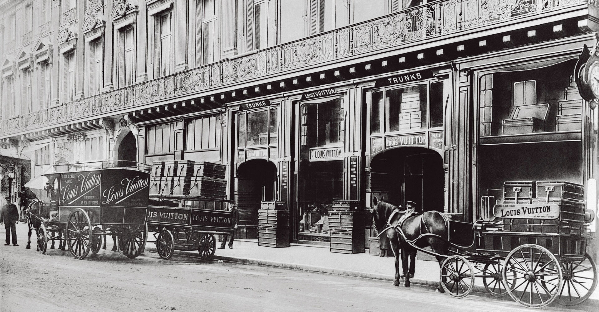 Louis Vuitton-Geschäft in Paris 1872