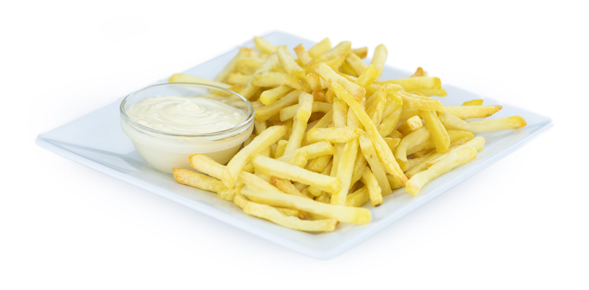 Pommes mit Mayonnaise