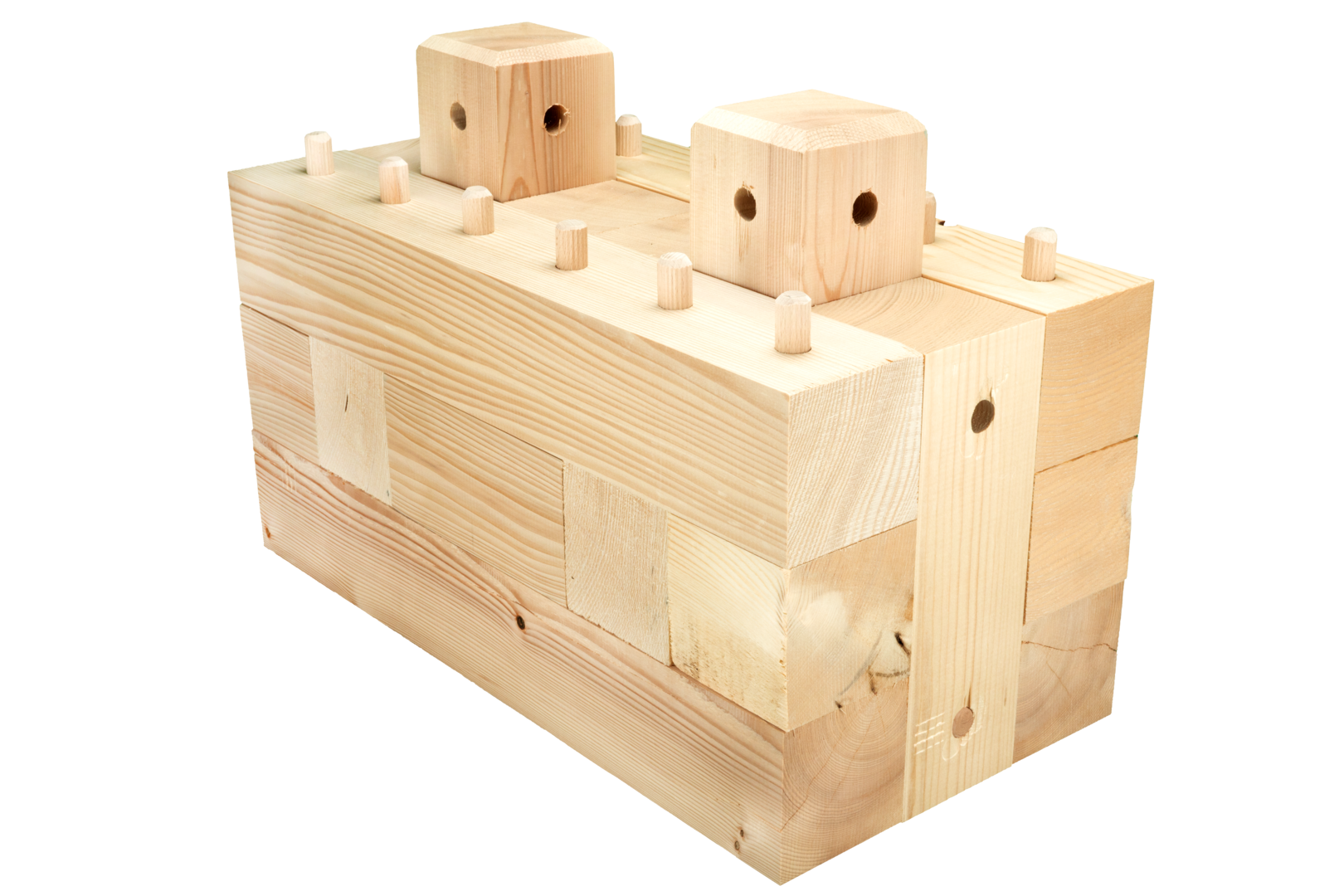 Baustoff: Holzbausteine | Credit: Alois Litzlbauer / picturedesk.com, TRIQBRIQ