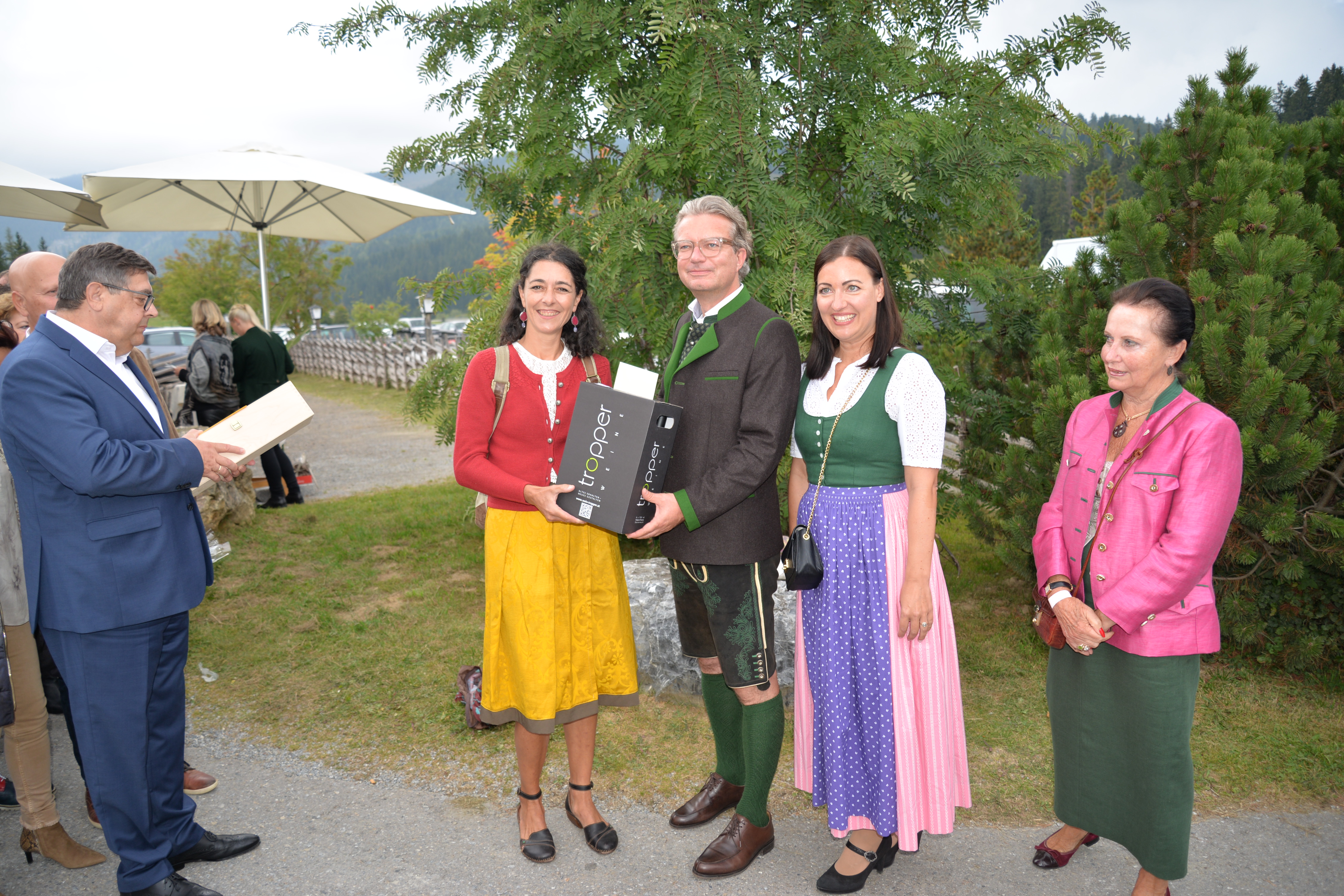 Christopher Drexler mit Sandra Krautwaschl