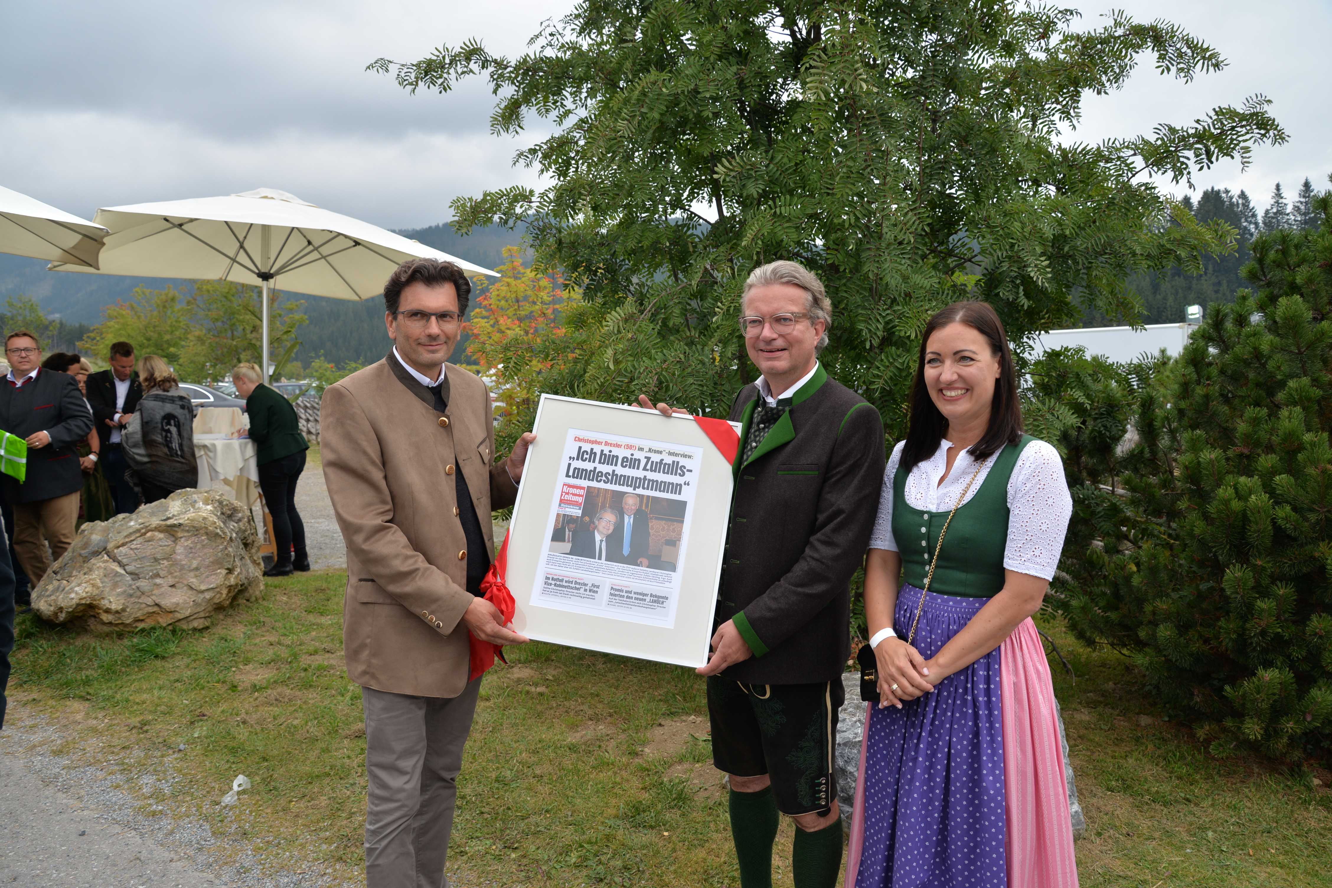 Christopher Drexler und Oliver Pokorny