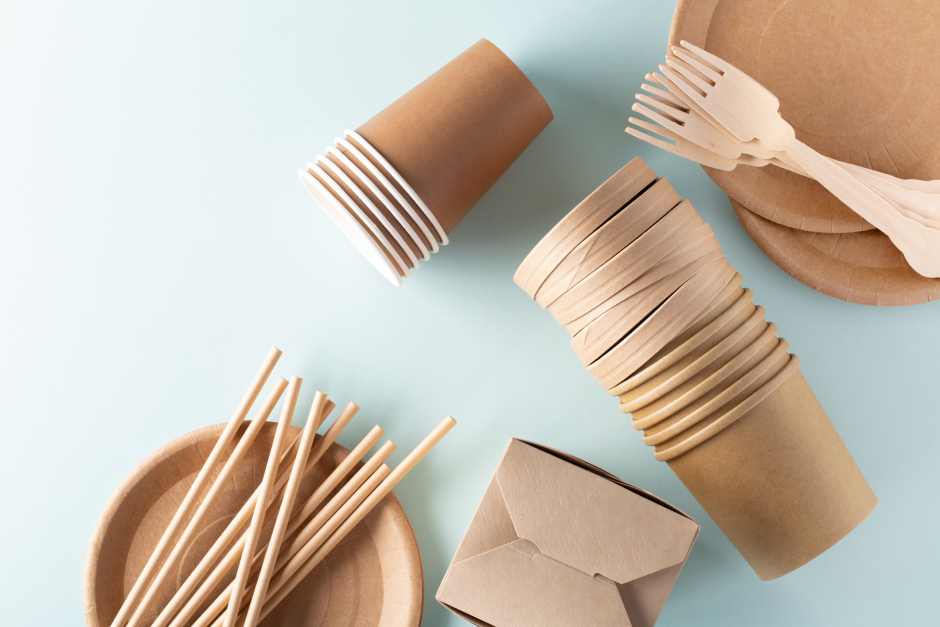 Party-Geschirr aus umweltfreundlichem Material | Credit: iStock.com/EireneFagus